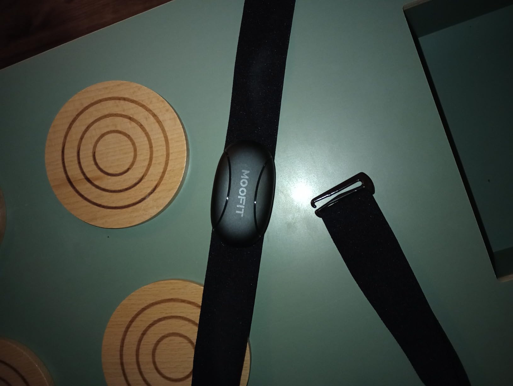 moofit HR8 Heart Rate Monitor Chest Strap, Low Energy Real-Time Heart Rate Data Bluetooth 5.0/ANT+, Longer Communication Range, IP67 Waterproof, Compatible with iOS/Android Apps, Gym Equipment, Black customer photo 1