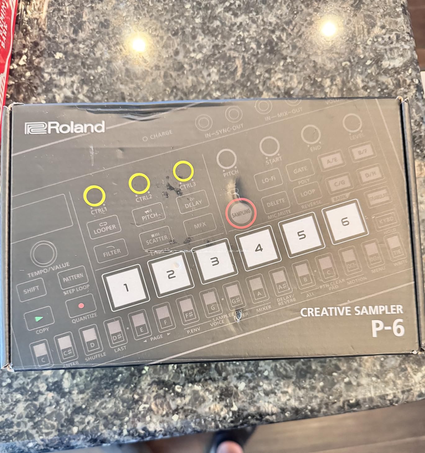 Roland AIRA Compact P-6 Creative Sampler | Granular Sound Design | Powerful Sequencer | Onboard Keyboard | Custom Loops | Built-In Mic | Hands-on Effects customer photo 2