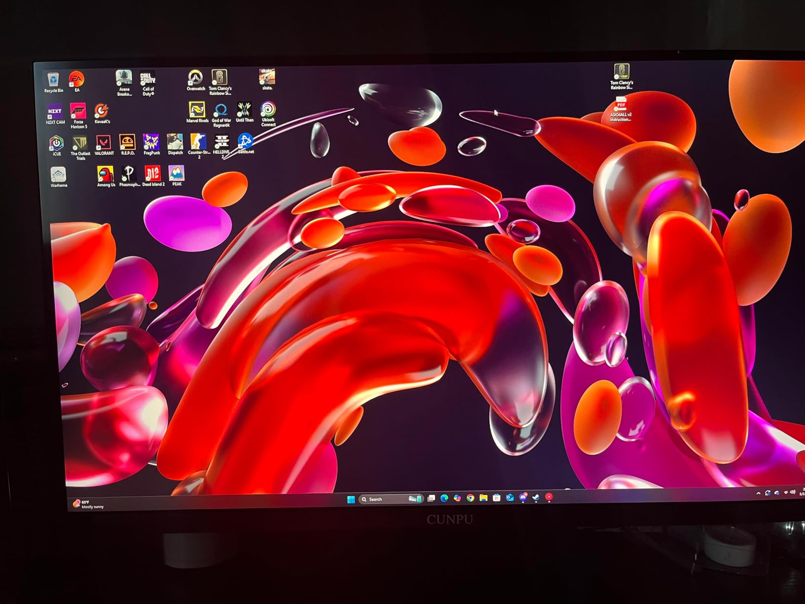 27 4K 160Hz Ultimate Gaming Monitor, UHD Fast IPS 1ms, G-Sync Compatible & FreeSync, 99% DCI-P3, HDR400, HDMI 2.1 for PS5/Xbox 4K 120Hz, Full Ergonomic Stand customer photo 2