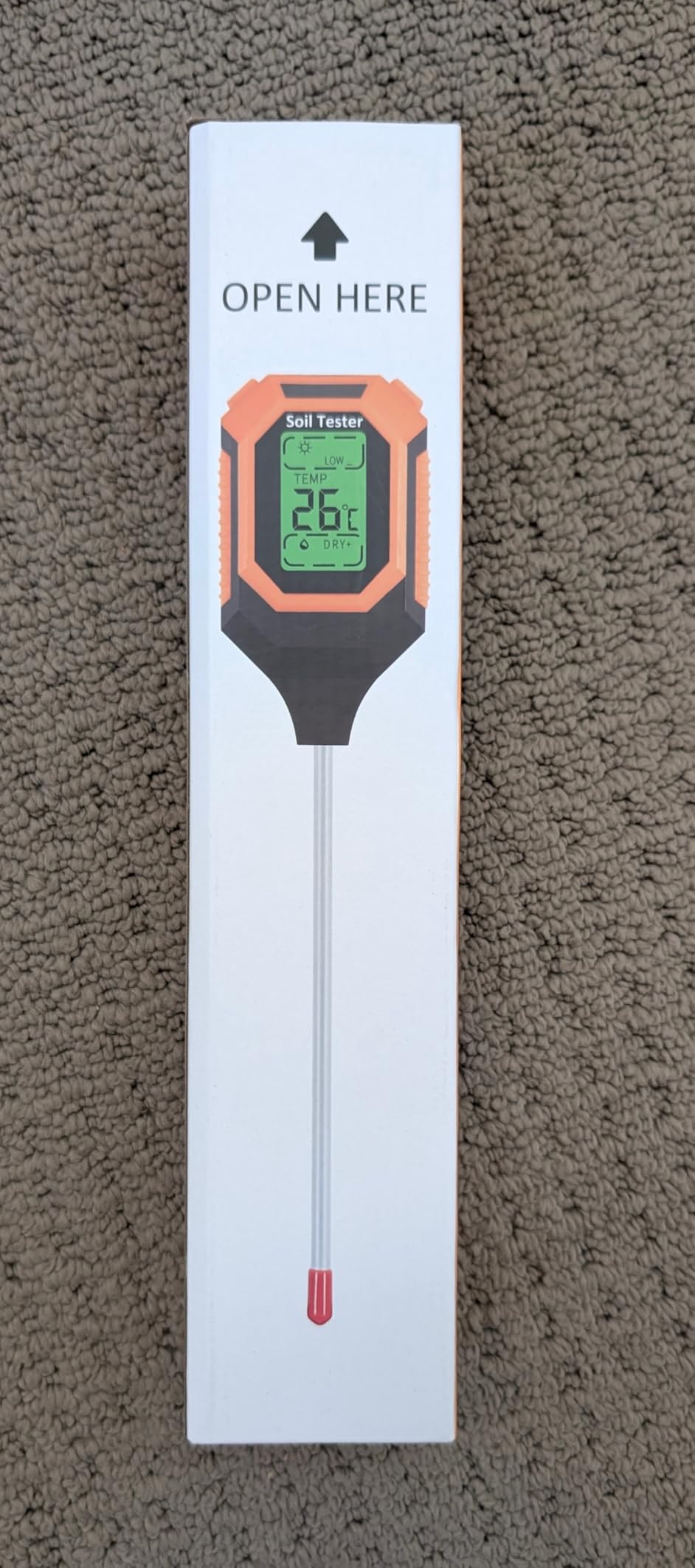 4-in-1 Soil Moisture Meter Digital PH Meter/Soil Moisture/Plant Temperature/Sunlight Intensity, Backlight LCD Display, Soil Test Meter for Garden, Lawn, Plant Care, Farm and Indoor Outdoor Plants customer photo 2