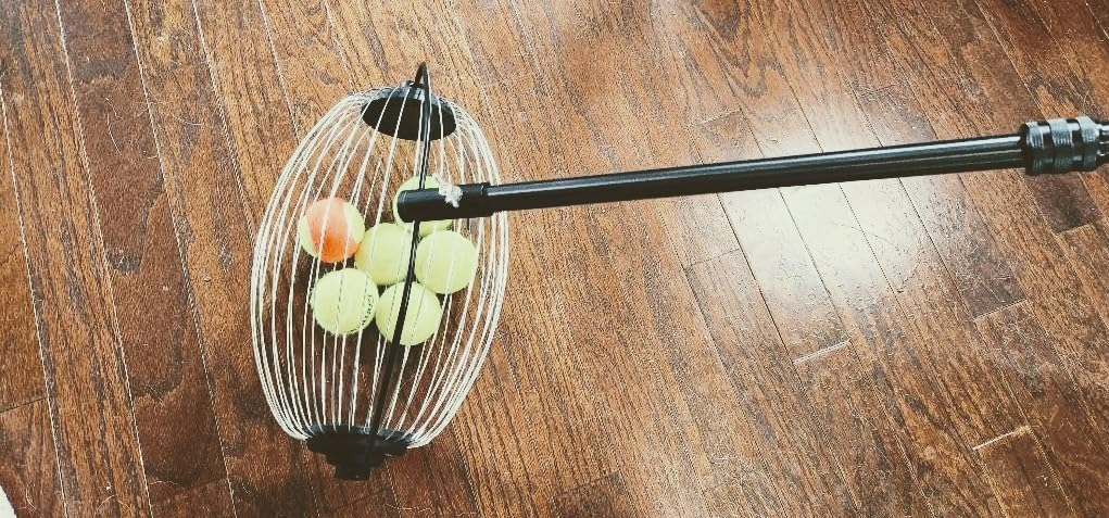 NEEWER Tennis Ball Pickleball Collector Roller, No Bending Over Quick Rolling Picker for Up to 40 Tennis Balls customer photo 2