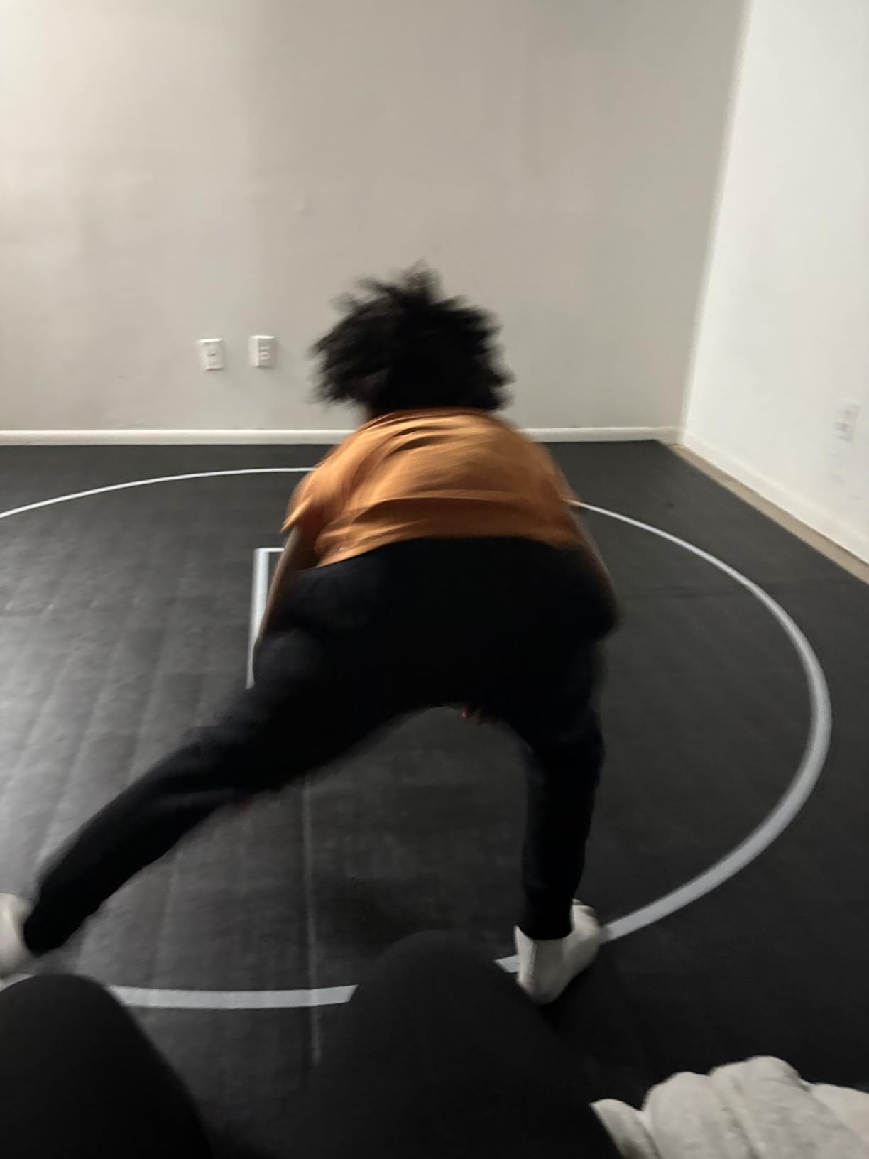 Gold Medal Sports 10' x 10' Wrestling Mat, Jiu Jitsu BJJ Mats, Wrestling Mats, Martial Arts Thick Mats for Home, Judo Tatami Wrestling, Flexi Roll customer photo 2