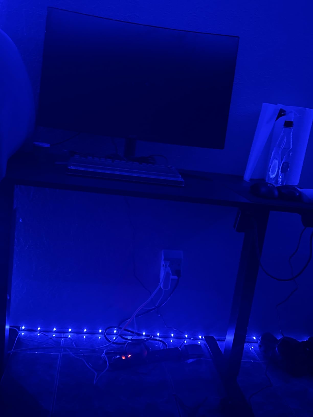 HUANUO Electric Standing Desk, Whole Piece Desktop, Adjustable Height Computer Desks, 4 Height Memory Settings, Sit Stand Up Desk for Home Office, 48