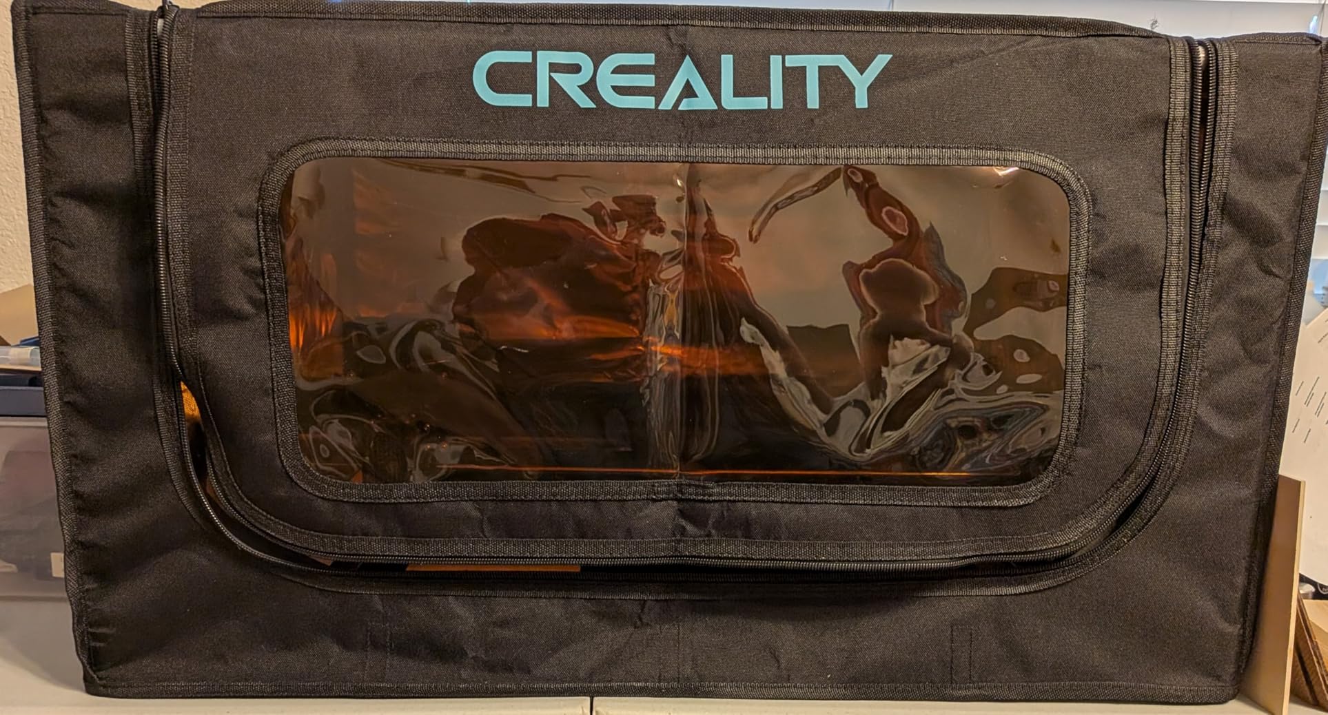 Updated Integrated Laser Engraver Enclosure with LED Light, Ventilation Kit, Cover Tent Fits for Most Laser Cutter, Insulates Against Smoke, Odor and Noise, Eye Protection, 720x720x400mm customer photo 1