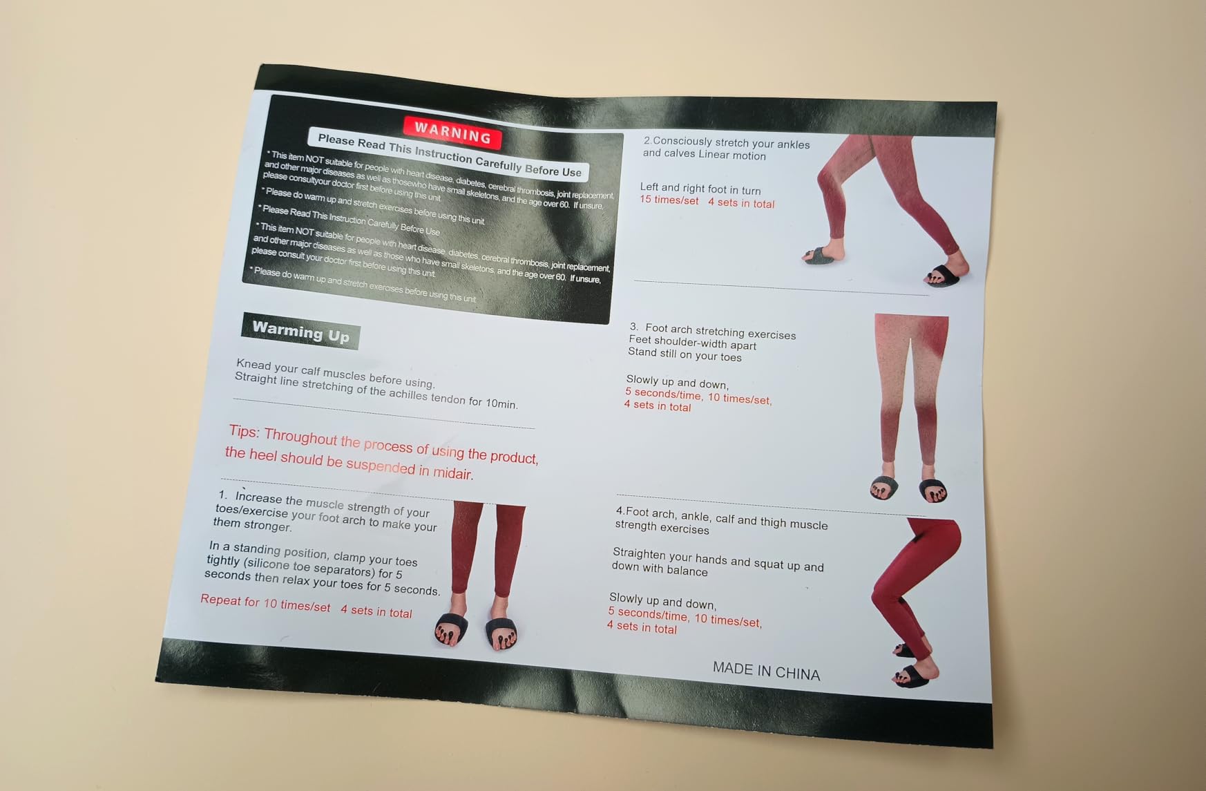 Foot Arch Trainer for Plantar Fasciitis, Extra Wide Toe Splay Stretcher & Ankle Strengthener, Heavy Duty Flat Feet Arch Support for Women, Pilates Posture Corrector customer photo 2