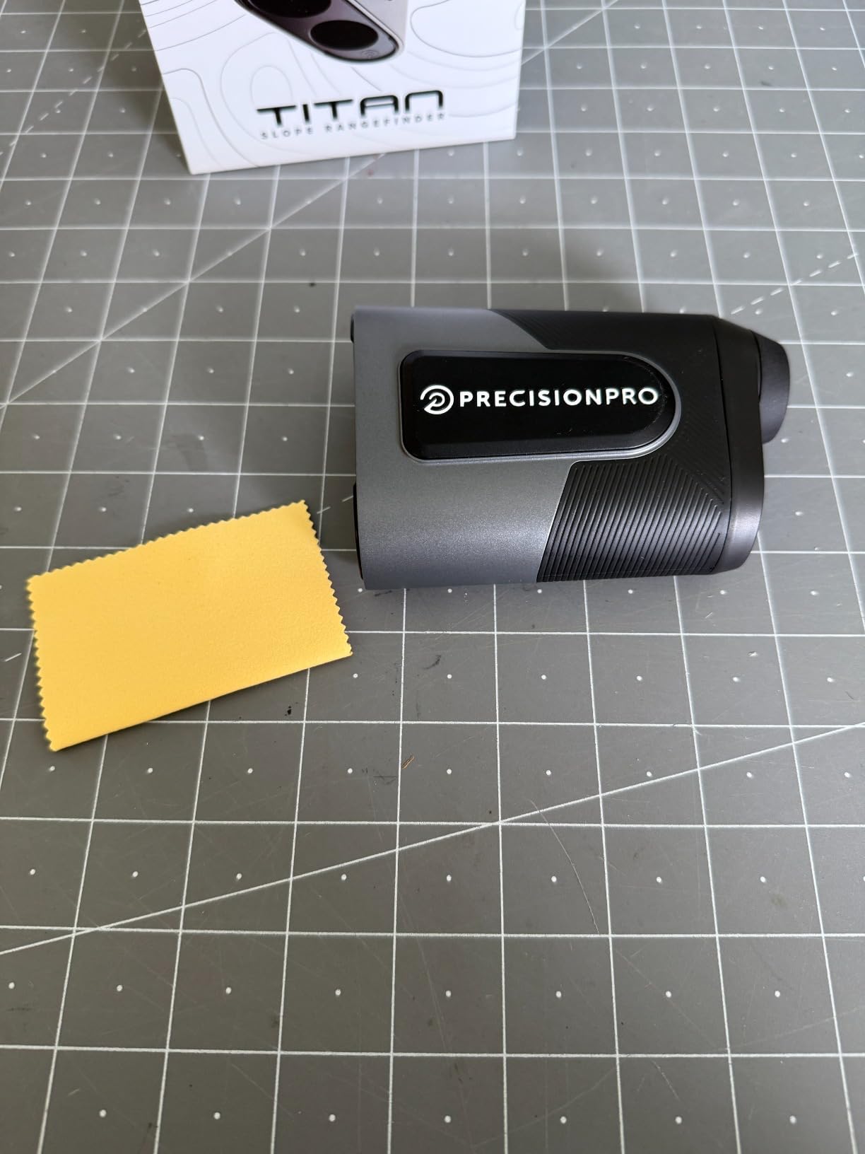 Precision Pro Titan Golf Range finder with Slope Switch- Premium Laser Rangefinder -Waterproof - Golf Cart Magnet, Slope, 6X, Flag Lock w Pulse, 900+ Yard Range Laser Golf Rangefinder customer photo 1