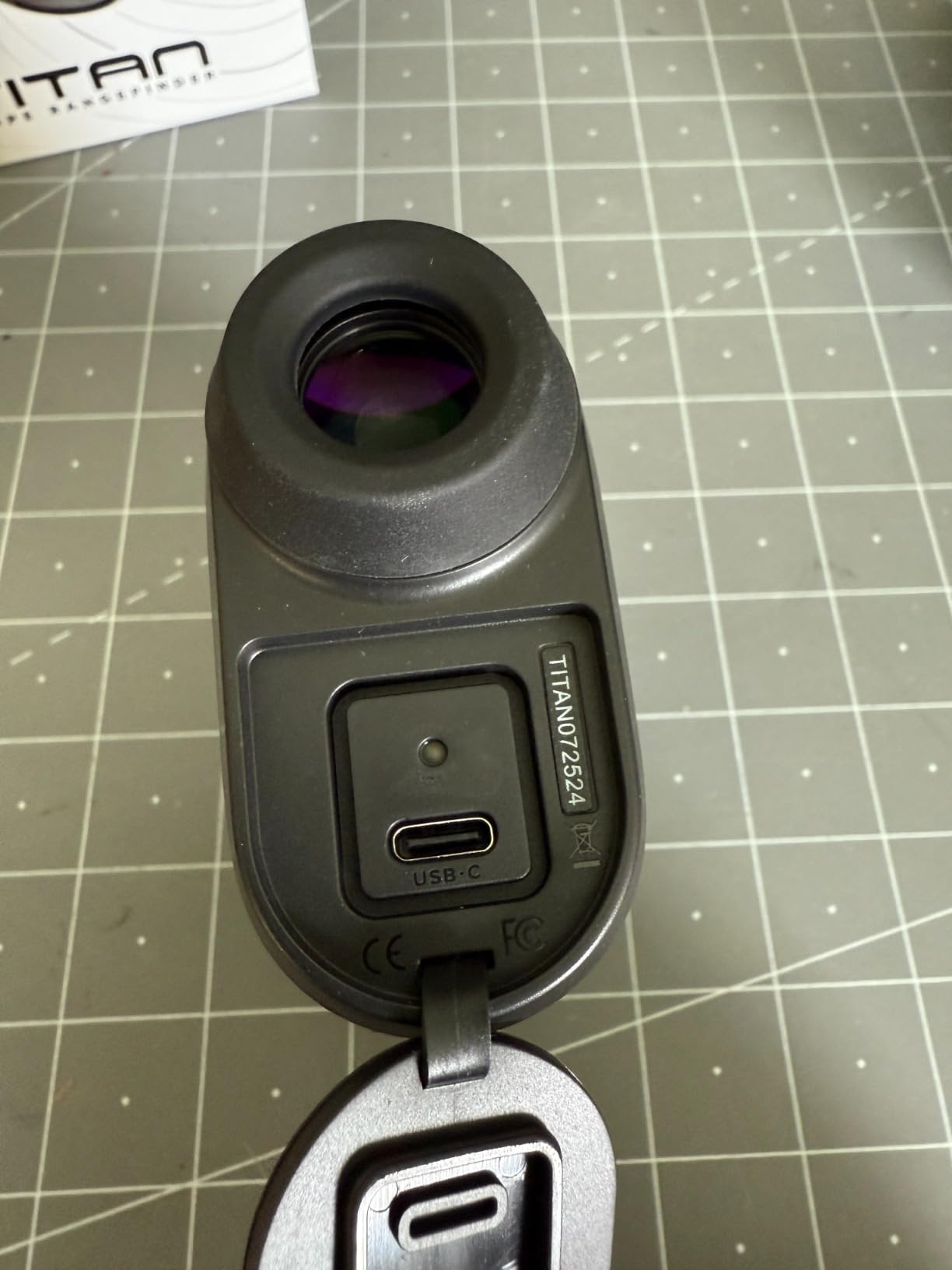 Precision Pro Titan Golf Range finder with Slope Switch- Premium Laser Rangefinder -Waterproof - Golf Cart Magnet, Slope, 6X, Flag Lock w Pulse, 900+ Yard Range Laser Golf Rangefinder customer photo 2