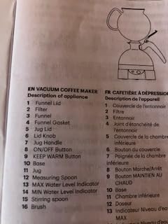 Bodum 34oz ePebo Electric Vacuum Coffee Maker, BPA-Free Tritan Plastic Jug, High-Heat Borosilicate Glass Funnel w/Temperature Control customer photo 1