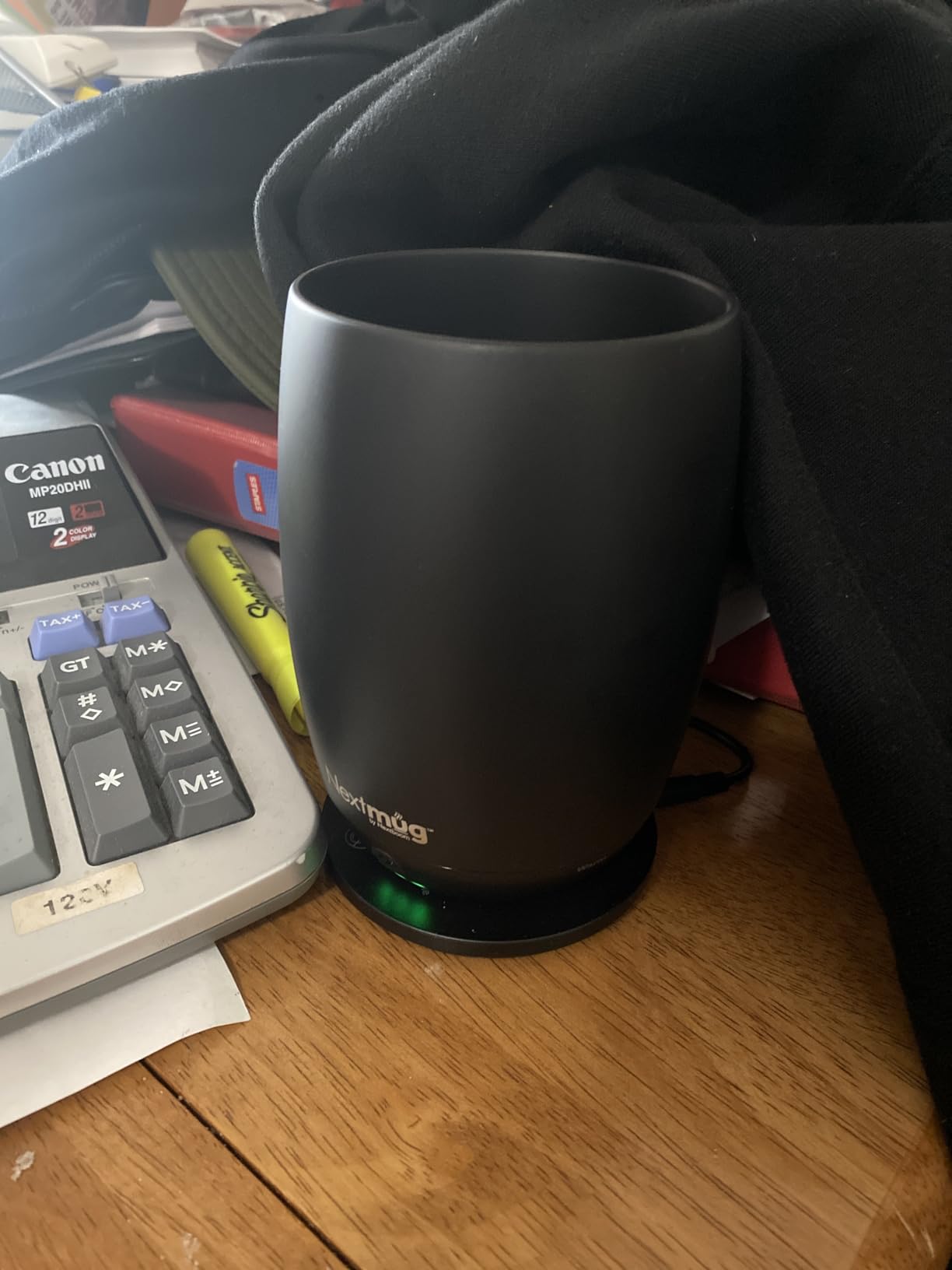 Nextmug Plus (Black - 18 oz.) Temperature-Controlled, Self-Heating Mug - No App, Long-Lasting Battery for Work & Study, Great Gift for Coffee Lovers customer photo 1