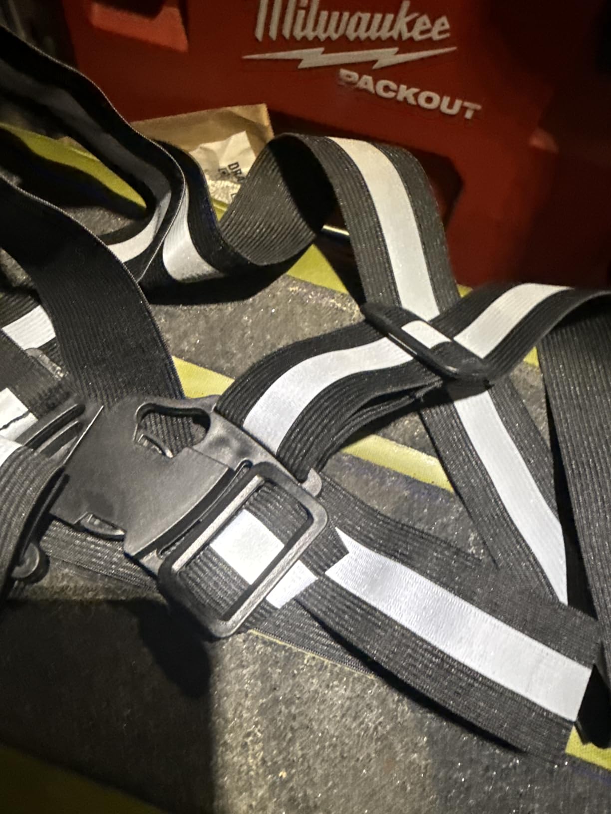 Reflective Vest Running Gear, 2Pack High Visible Safety VES for Cycling Jogging Running Walking, Adjustable for Men Women Kids customer photo 1