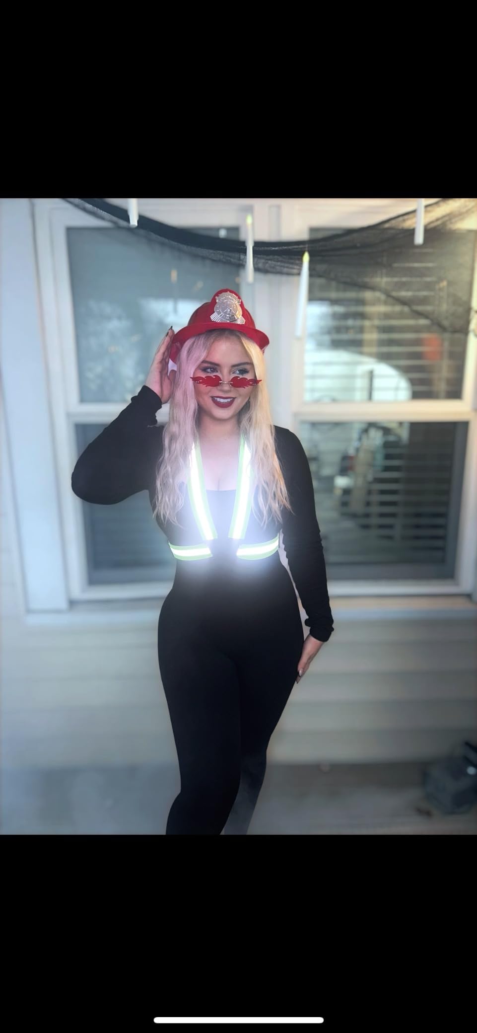 Reflective Vest Running Gear, 2Pack High Visible Safety VES for Cycling Jogging Running Walking, Adjustable for Men Women Kids customer photo 2