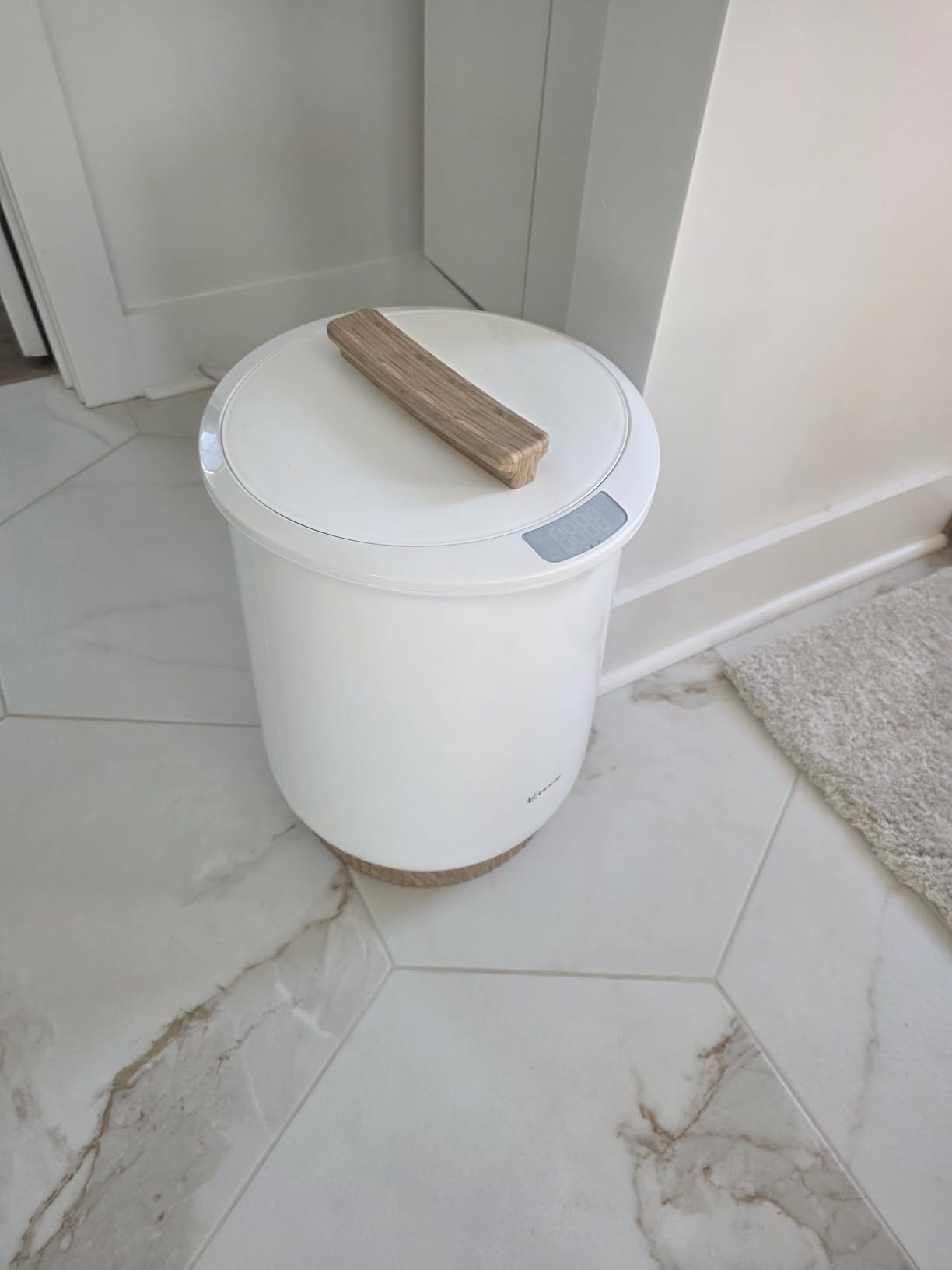 Keenray Upgraded Towel Warmer Bucket, Large Towel Warmer with 3 Heating Modes, Heat Time 30/45/60/90 Min Adjustable and Up to 24 Hour Delay Timer, Towel Heater for Oversize Bathrobes Blankets, CL1Plus customer photo 2