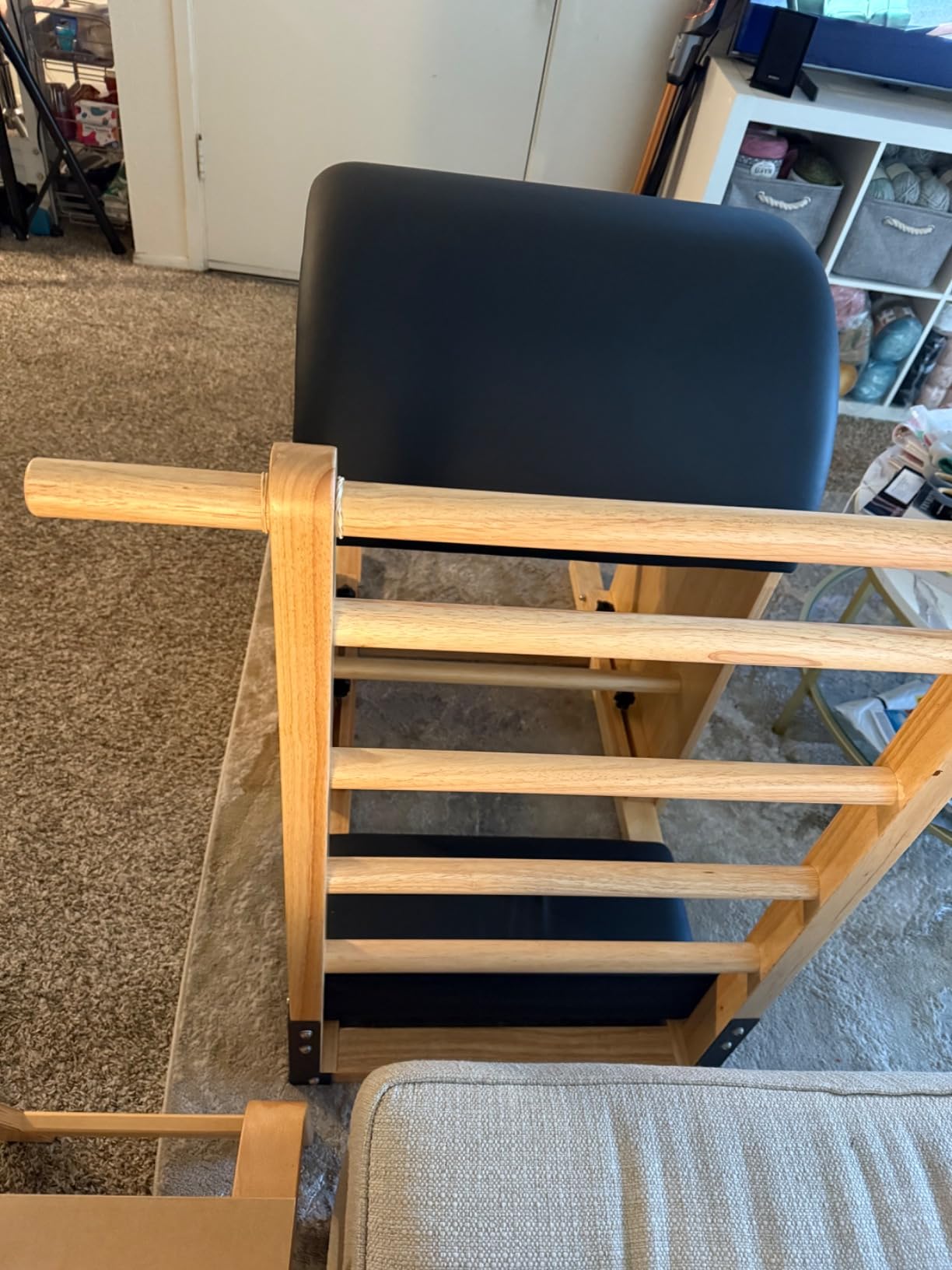 PAETA Pilates Ladder Barrel, Wooden Spine Corrector Pilates Machine for Home Workout, Pilates Arc for Balance, Core Strengthening and Stretching customer photo 2