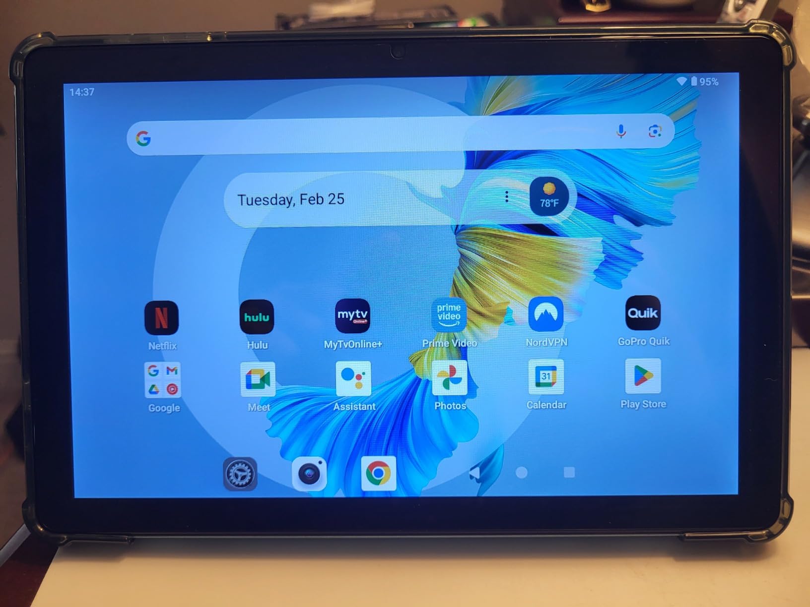 Android 14 Tablet, 10 inch Tablets, Octa Core CPU, 10GB+64GB+512GB Expansion, 1280x800 Display Screen, Wi-Fi6, Dual Cameras, 6000mAh Battery, Support Widevine L1 Google Kids Space, Black customer photo 1