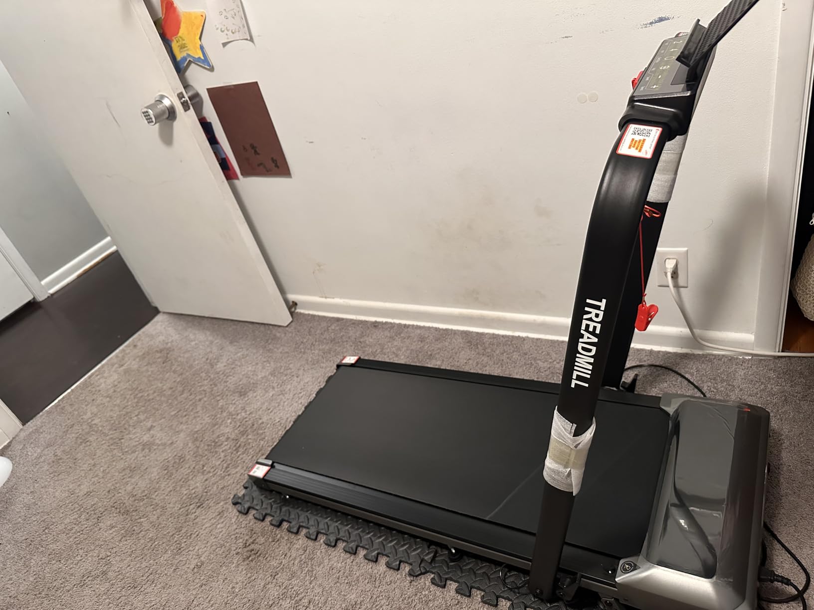 Walking Pad Treadmill with Incline, 2 in 1 Foldable Treadmills for Home Small Office with App, Remote Control and LED Display customer photo 2