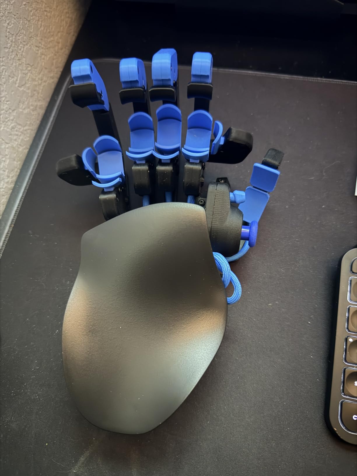 AZERON Gaming Keypad - One Handed Keyboard for PC Gaming - Hall Effect Analog Thumbstick and 30 Programmable Keys - 3D Printed Customized Keypad - for Righties (Galaxy Purple, Cyborg II) customer photo 1