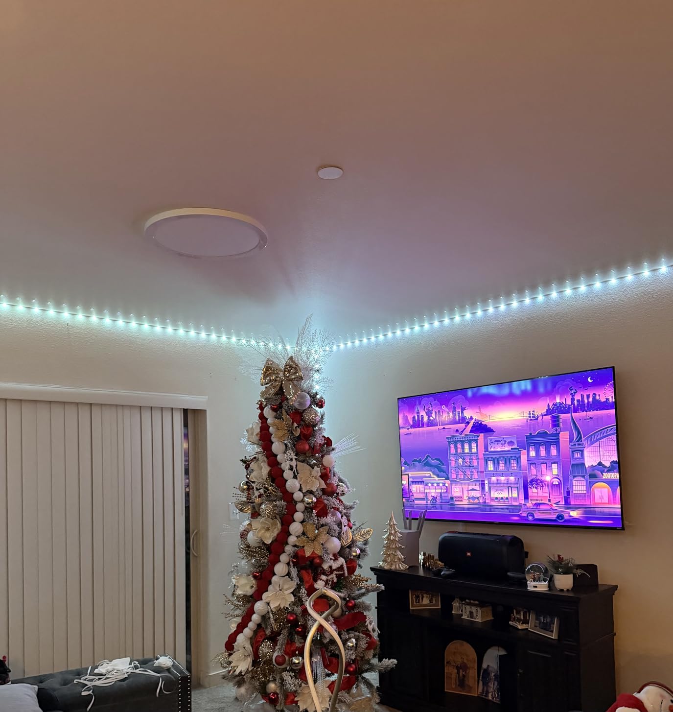 DAYBETTER Smart WiFi Led Lights, 50 FT RGB Led Strip Lights Compatible with Alexa and Google Assistant, App Voice Remote Control Music Sync Color ChangingLED Strip Lighting for Bedroom Room Decor customer photo 2