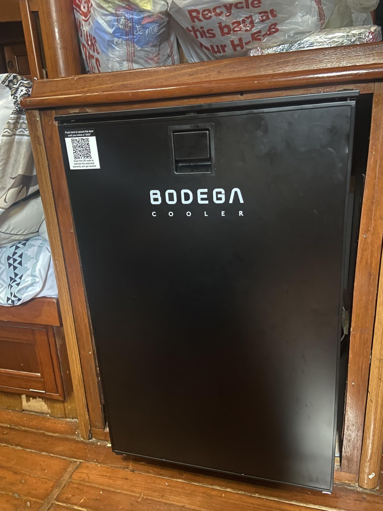 BODEGACOOLER 12 Volt Refrigerator, 83L RV Refrigerator APP Control, RV Fridge and Freezer, Travel Compressor Cooler with Lock, (-4℉-46℉) Car Fridge for Truck, RV, Camping, Boat -12/24V DC, Black customer photo 1