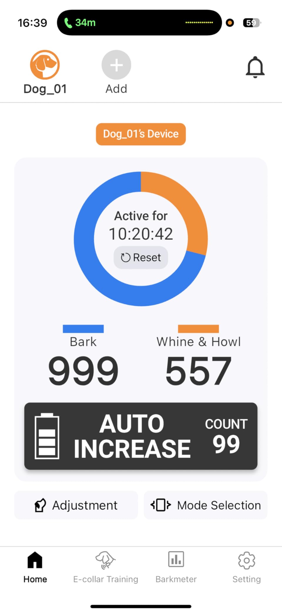 Dogtra Smart NOBARK Detects Whining and Barking, 33 ft Range App for Notifications, E-Collar, Behavior Report, Waterproof IPX9K, Compact Size for 10 lb Dogs, Triple Detection Accuracy customer photo 2