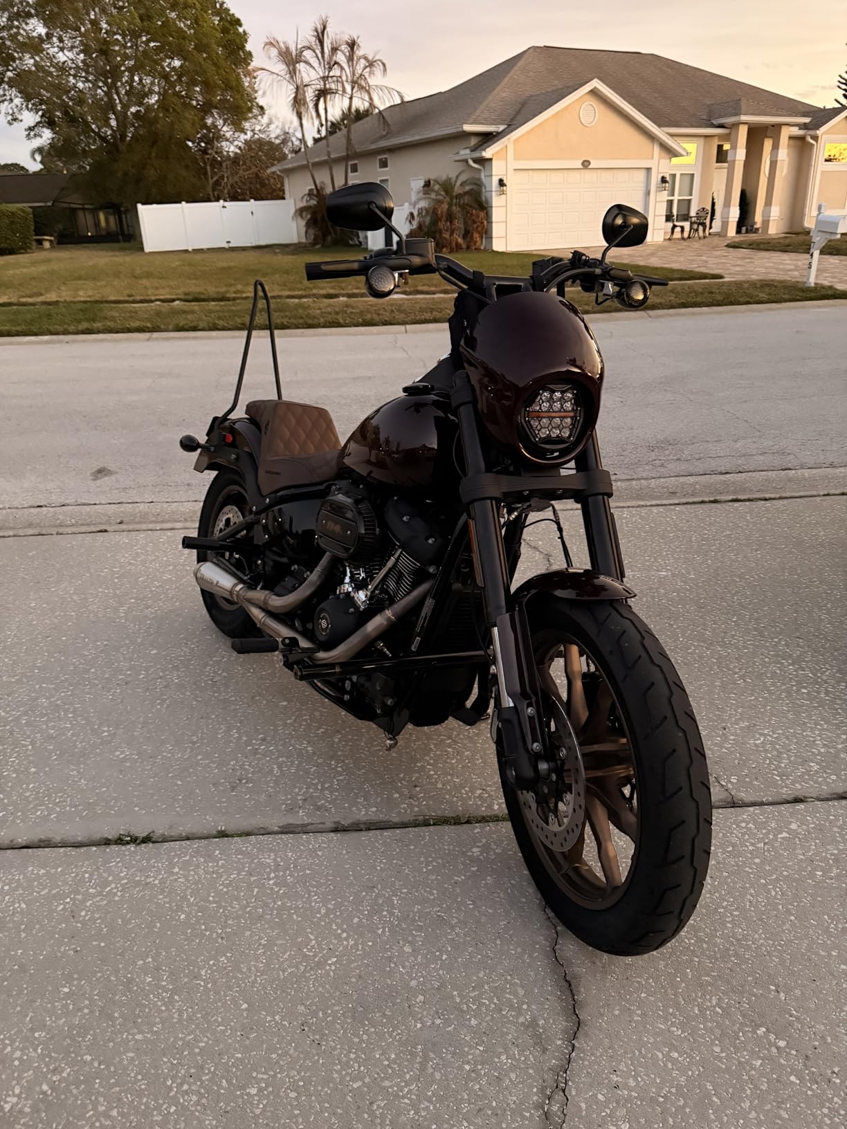 DOT Approved 1000% Bright 120W 7'' Motorcycles LED Headlight with Amber Turn Signal Compatible with Road King Road Glide Street Glide Electra Glide Ultra Limited Trike Heritage Softail Fat Boy Yamaha customer photo 1