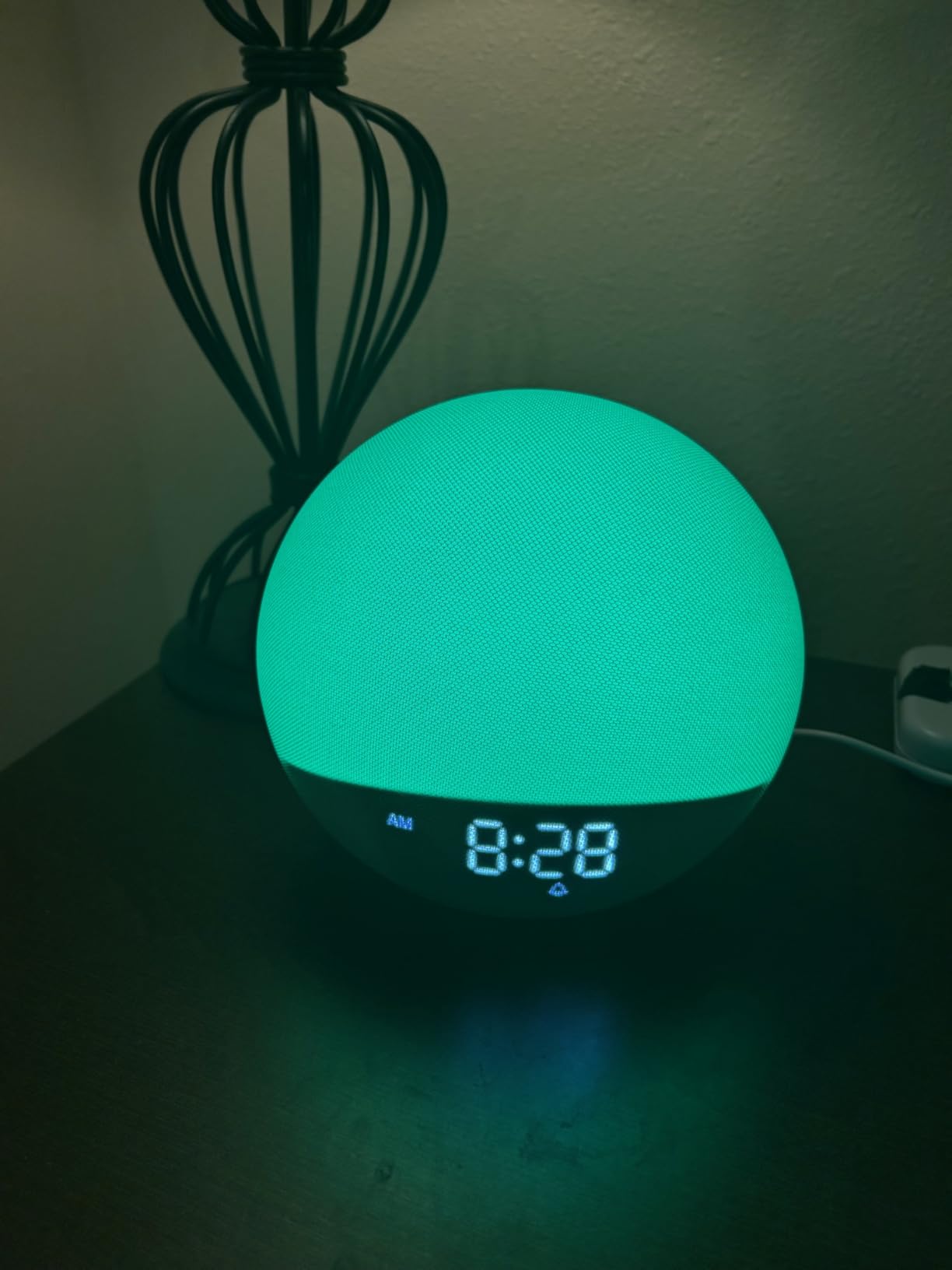 Sunrise Alarm Clock White Noise Machine: Natural Wake Up Light - Dimmable Clock with Bluetooth Speaker for Bedroom - 25 Sleep Sounds for Baby Adults Kids Putty customer photo 2