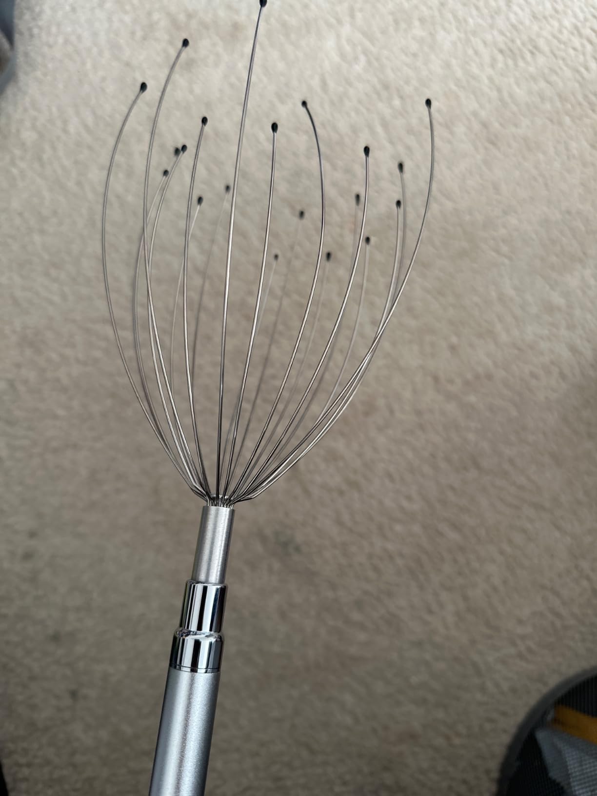 Head Massager Scalp, Electric Scalp Massager with 20 Metal Fingers - Head Scratcher & Hair Massage Tool, Waterproof Head Massage for Stress Relief, Stocking Stuffers Gift for Women & Men customer photo 1