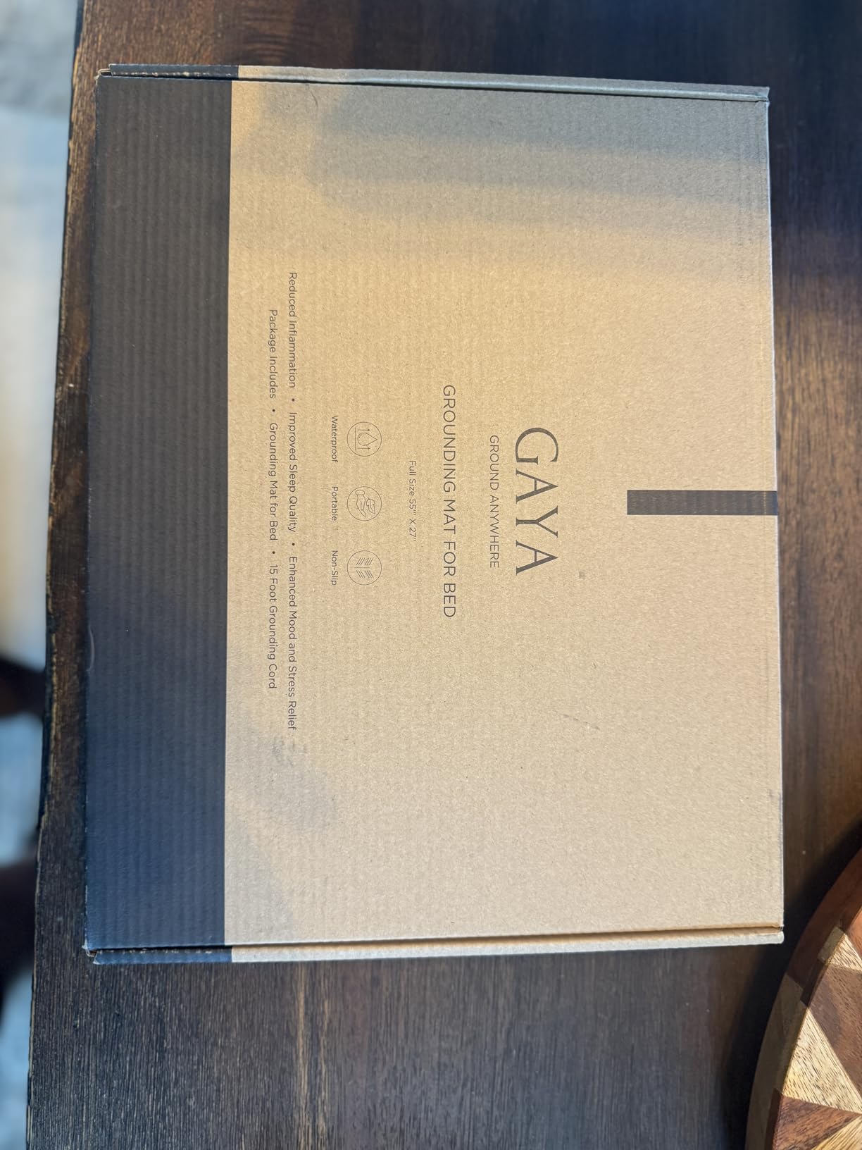 Grounding Mat for Bed (King/Queen/Full/Twin) - Earthing Grounding Pad, Soft Breathable Conductive Carbon Sleep Mat, Better Sleep & Muscle Relaxation, Anti-Slip Durable, Easy Setup, Gift Box Included customer photo 1