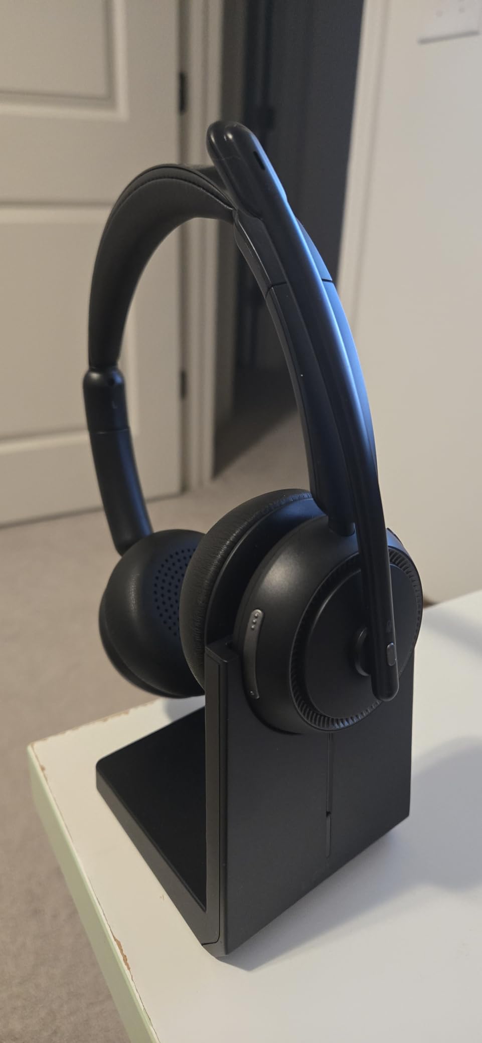 Wireless Headset with Mic for Work, Bluetooth Headset with Microphone (Noise Cancelling & Mute Button), Wireless Headphones with Mic for Work from Home/Office/PC/Call Center/Computer/Laptop/Teams/Zoom customer photo 2