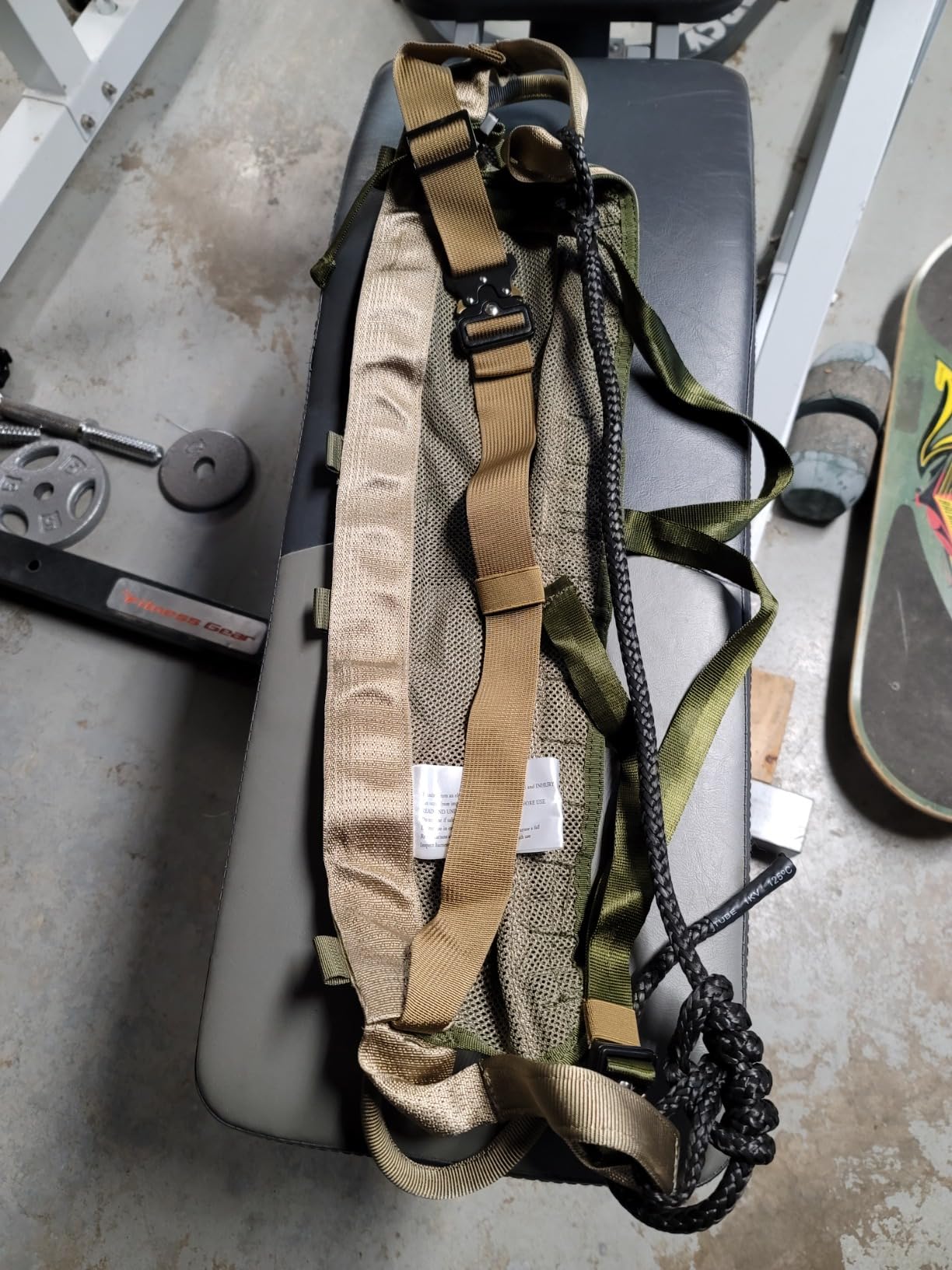 QOGIR Tree Saddle Platform, Reliable Saddle Hunting Platform, Lightweight Cast Aluminum Construction, Fully Adjustable Silent Saddle Platform, 12