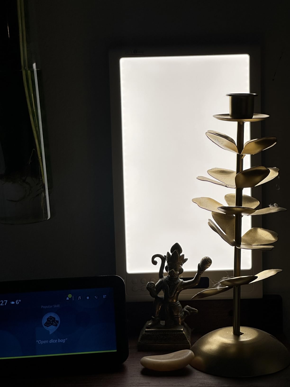 Light Therapy Sunrise Wake-up lamp APP Control Light Alarm Clock UV-Free 3 Color 12000lux Full Spectrum Sun lamp Restorative Strength, Focusing Attention customer photo 2