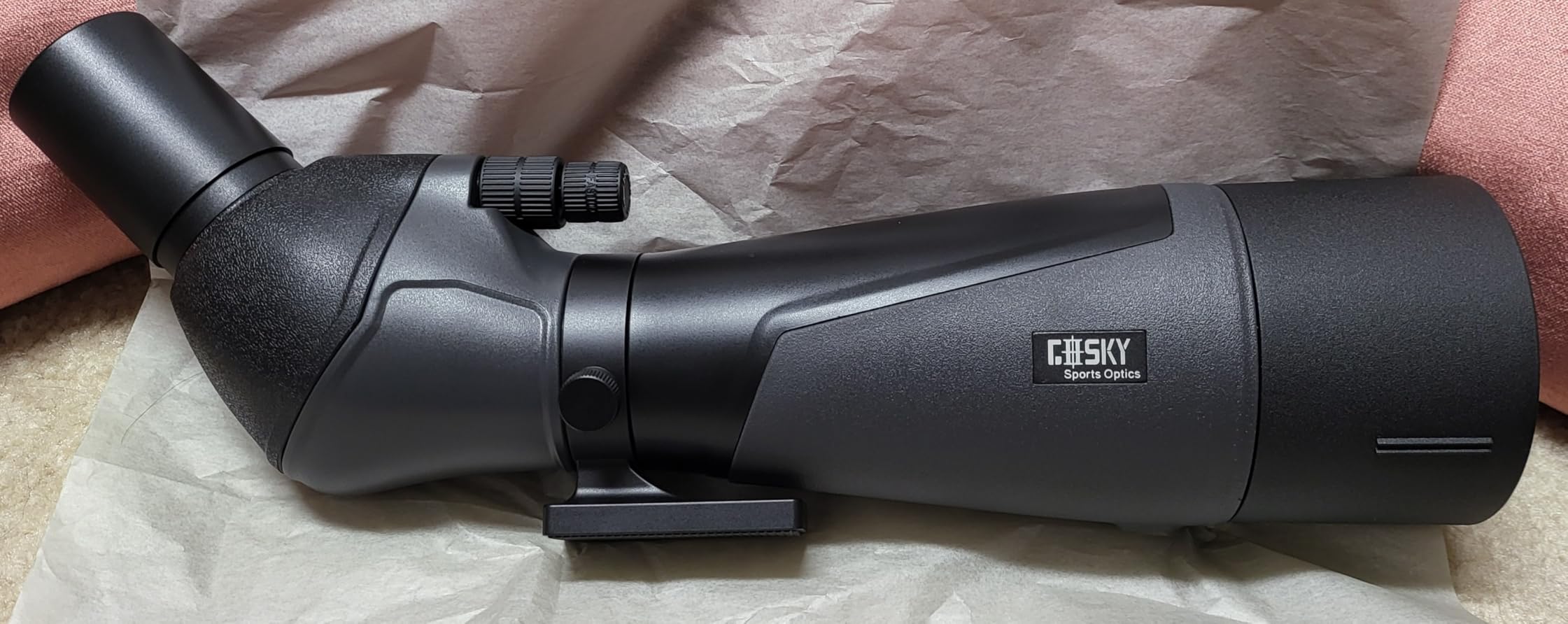 Gosky 20-60x85 Spotting Scope with Full Size Tripod, Phone Adapter and Cleaning Kit, Spotting Scopes for Bird Watching, Wildlife Viewing, Portable with Carrying Bag customer photo 2