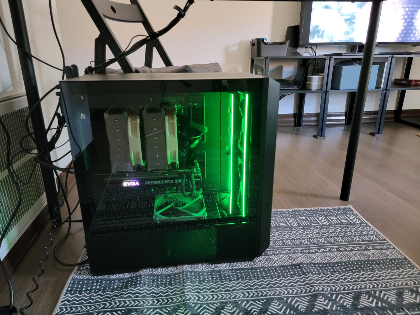 LIAN LI LANCOOL 207 Compact ATX RGB Gaming Computer Case, Airflow Optimized Mesh Panels Tower Chassis w/ 2x140mm ARGB,2x120mm PWM Fans Pre-Installed, USB Type-C Port, Tempered Glass Side Panel (Black) customer photo 2