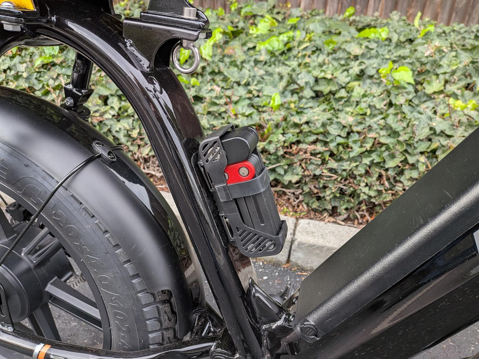 ROCKBROS Folding Bike Lock 120cm/47.24inch with 2 Keys Heavy Duty Electric Scooter Lock for Ebike customer photo 1