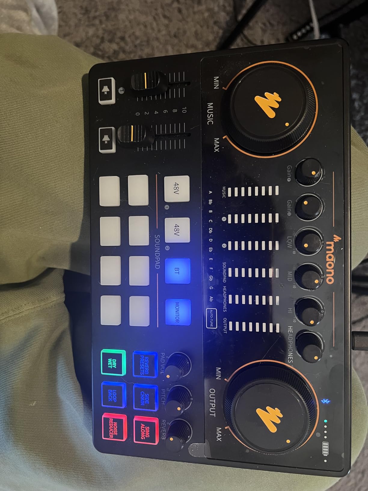 MAONO Podcast Equipment Bundle: Audio Interface mixer with Dual XLR Input for Podcast Streaming - MaonoCaster E2 Gen2 customer photo 2