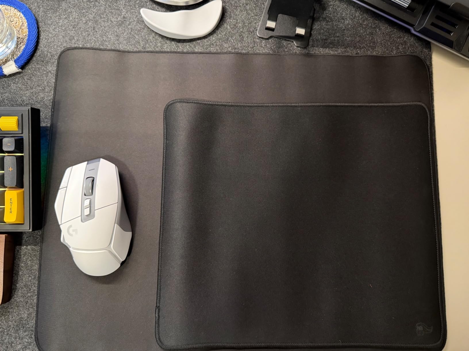 Gaming Mouse Pad GMP 2 - XL - Spill-Proof Mouse Pad, Optimised for All Gaming Sensors, Balanced Surface for Speed and Control, Durable Anti-fray Edges - 18 x 14 x 0.12 - Large Desk Mat customer photo 1