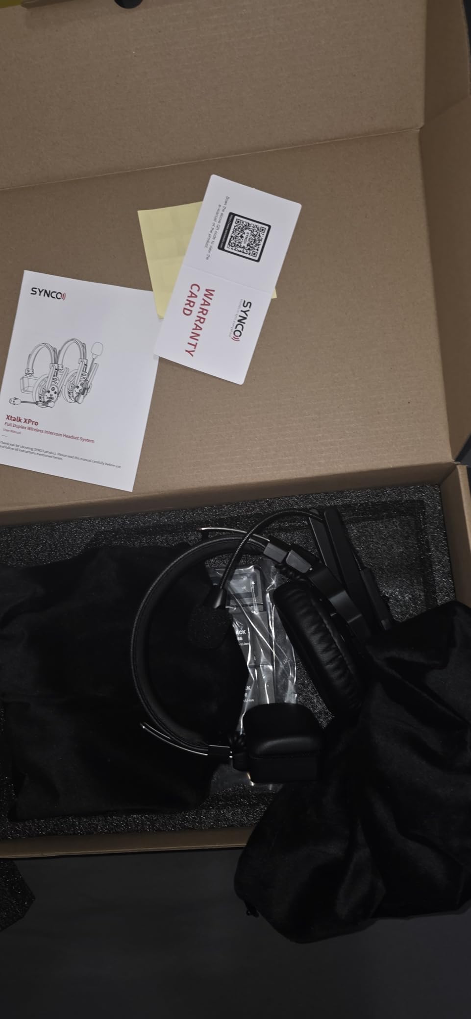 SYNCO XTALK XPRO2 Wireless Intercom Headset System, 2 Person 2.4GHz Wireless Communication Headset 500m/1640ft with Noise Reduction Program Production Live Show customer photo 1