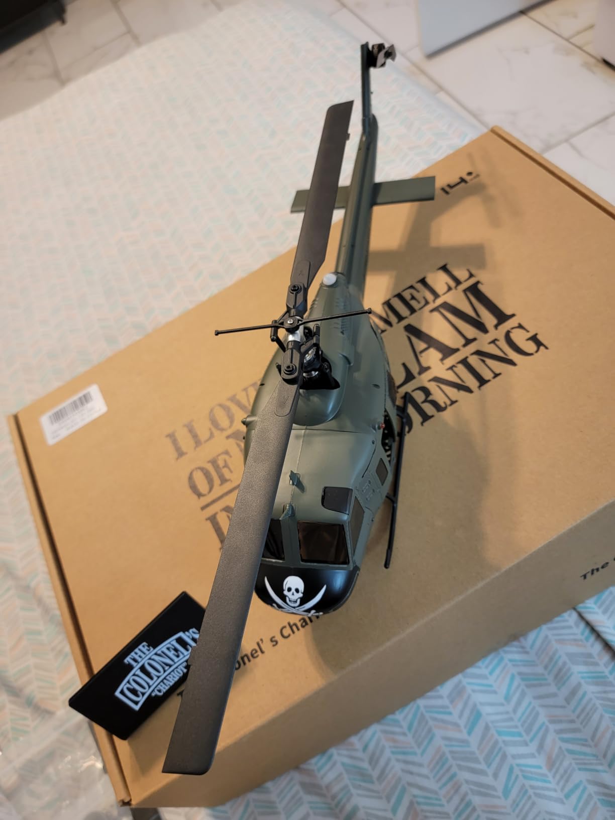 Carmanon UH-1 RC Helicopter - Huey Collectable Remote Control Helicopter with Auto-Hover for Adults, Beginners, 1/27 Scale, 2 Batteries customer photo 1