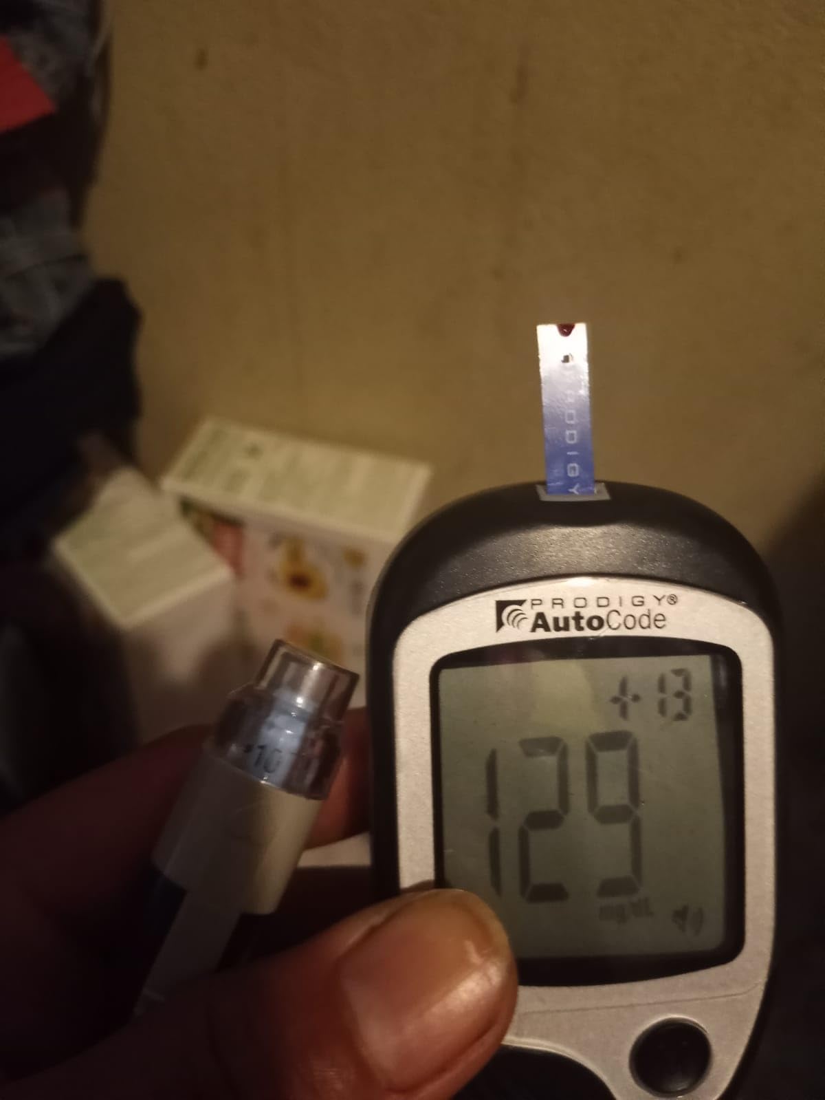 PRODIGY 10500 100ct Test Strips with AutoCode Talking Meter Starter Kit, PRODIGY AutoCode Blood Glucose Talking Meter, No Coding Blood Glucose Test Strips (2 vials of 50ct), Adjustable Depth Lancing Device, Twist Top Lancets 28G (10ct), Carrying Case, Quick Reference Guide, Owner's Manual customer photo 2