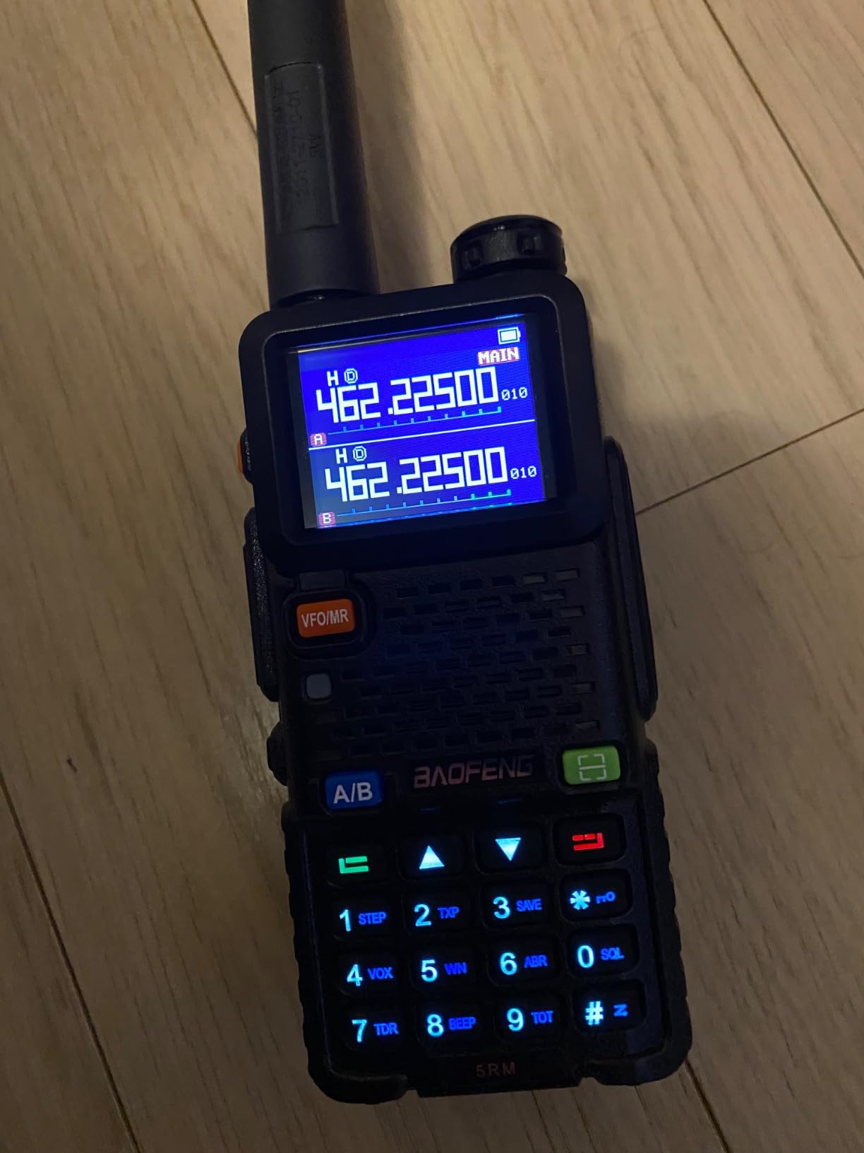 BAOFENG 5RM Ham Radio 10W Long Range Handheld NOAA Weather Receiver 2500mAh Battery UV-5RM Radio with Programming Cable,Speaker Mic,Tactical Antenna,Type-C Charging,2Pack customer photo 1