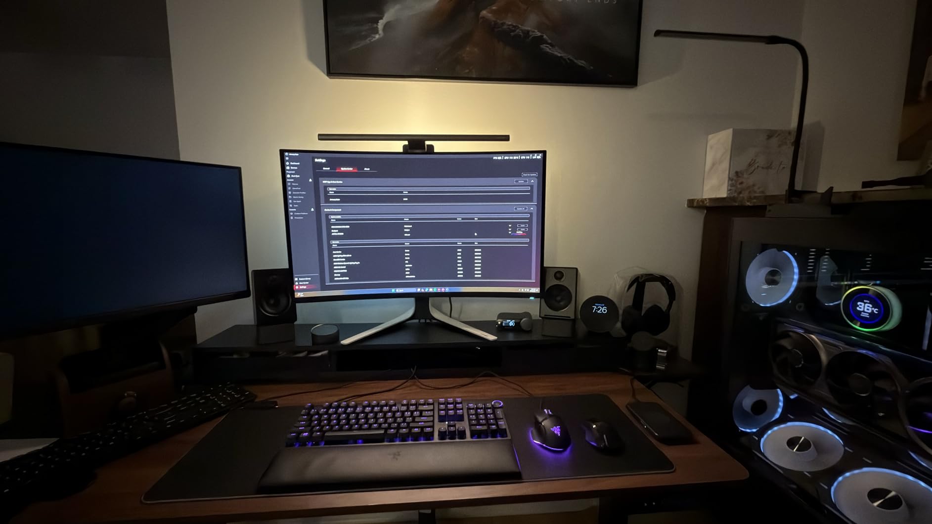 BenQ ScreenBar Halo 2 LED Monitor Light Bar - Wireless Controller, Backlight, Motion Sensor, Adjustable Brightness/Color Temperature, Eye-Care, No Screen Glare, Fits Curved Monitor, Monitor Accessory customer photo 1