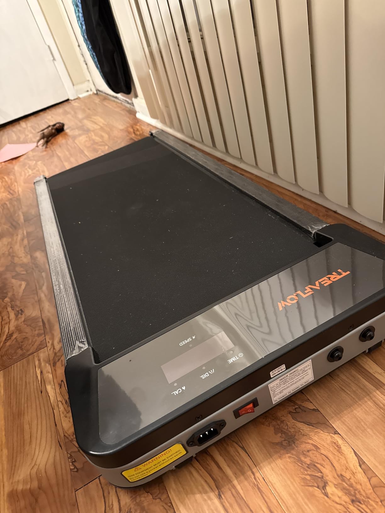 Walking Pad,Treadmill with Incline for Home Office, 2.5HP Portable Under Desk Treadmill with 265 Lbs Capacity,Remote Control, Led Display customer photo 1