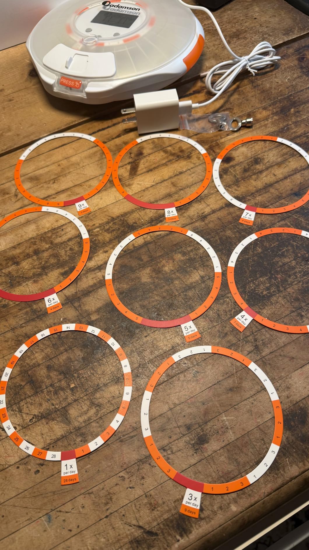 Adamson TimelyMed Smart Pill Dispenser with Alarm - WiFi App Monitoring - 28-Day Automatic Medicine Dispenser for Elderly & Alzheimers Care - Lock Key - New Version customer photo 2