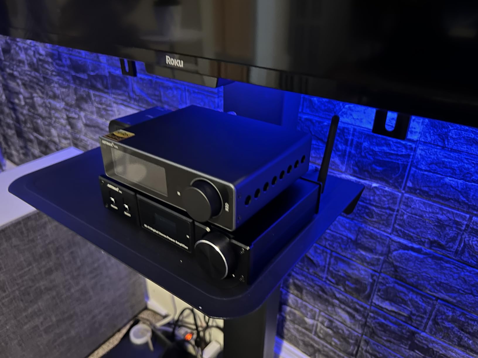 AIYIMA A80 Bluetooth Stereo Amplifier DAC HiFi Home Audio Component TPA3255 with PFFB,2 Channel Hi-Res Class D Power Amp | PC-USB COA Opt Inputs,Digital VU Meter | Pre-Out | TRS Balanced Input |Tone customer photo 2