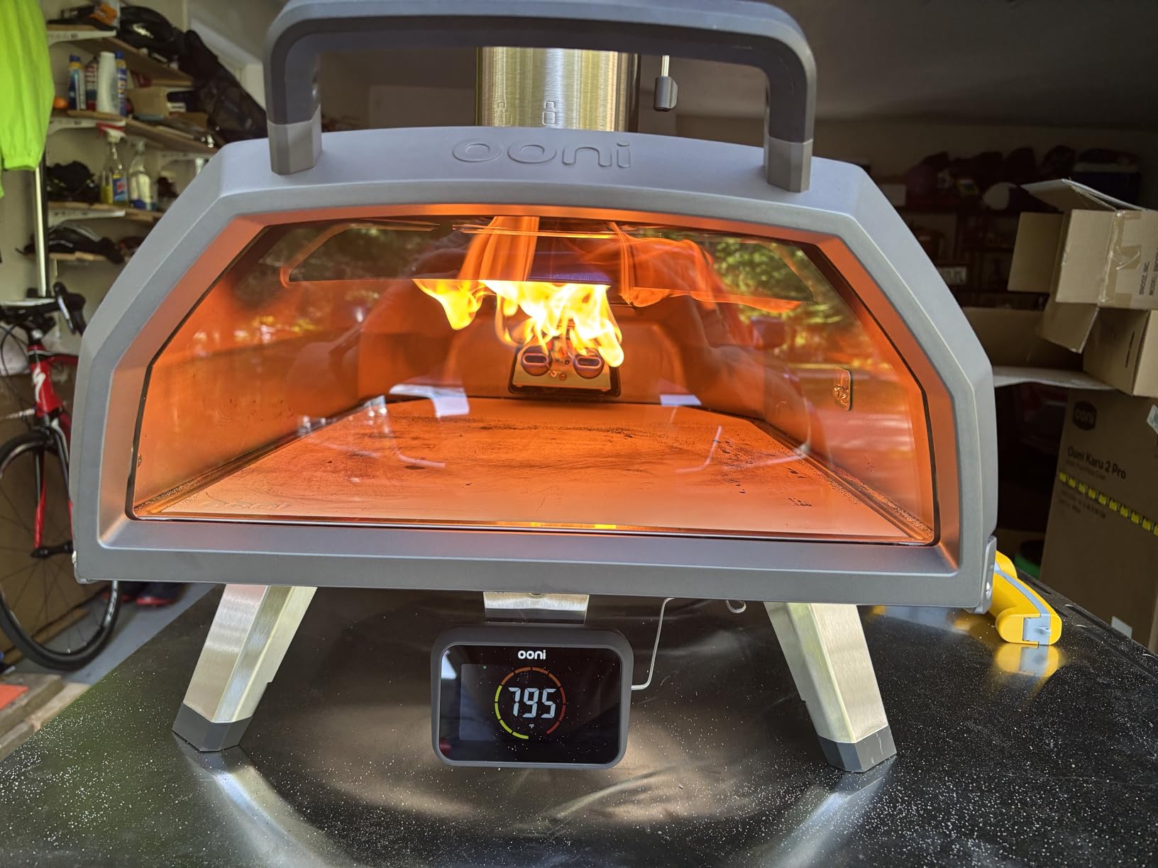 Ooni Karu 2 Pro Multi-Fuel Pizza Oven - Wood and Gas Outdoor Pizza Oven with Pizza Stone & Integrated Thermometer, Pizza Oven Outdoor, Dual Fuel 16 Inch Pizza Maker, Outdoor Cooking Grill customer photo 2