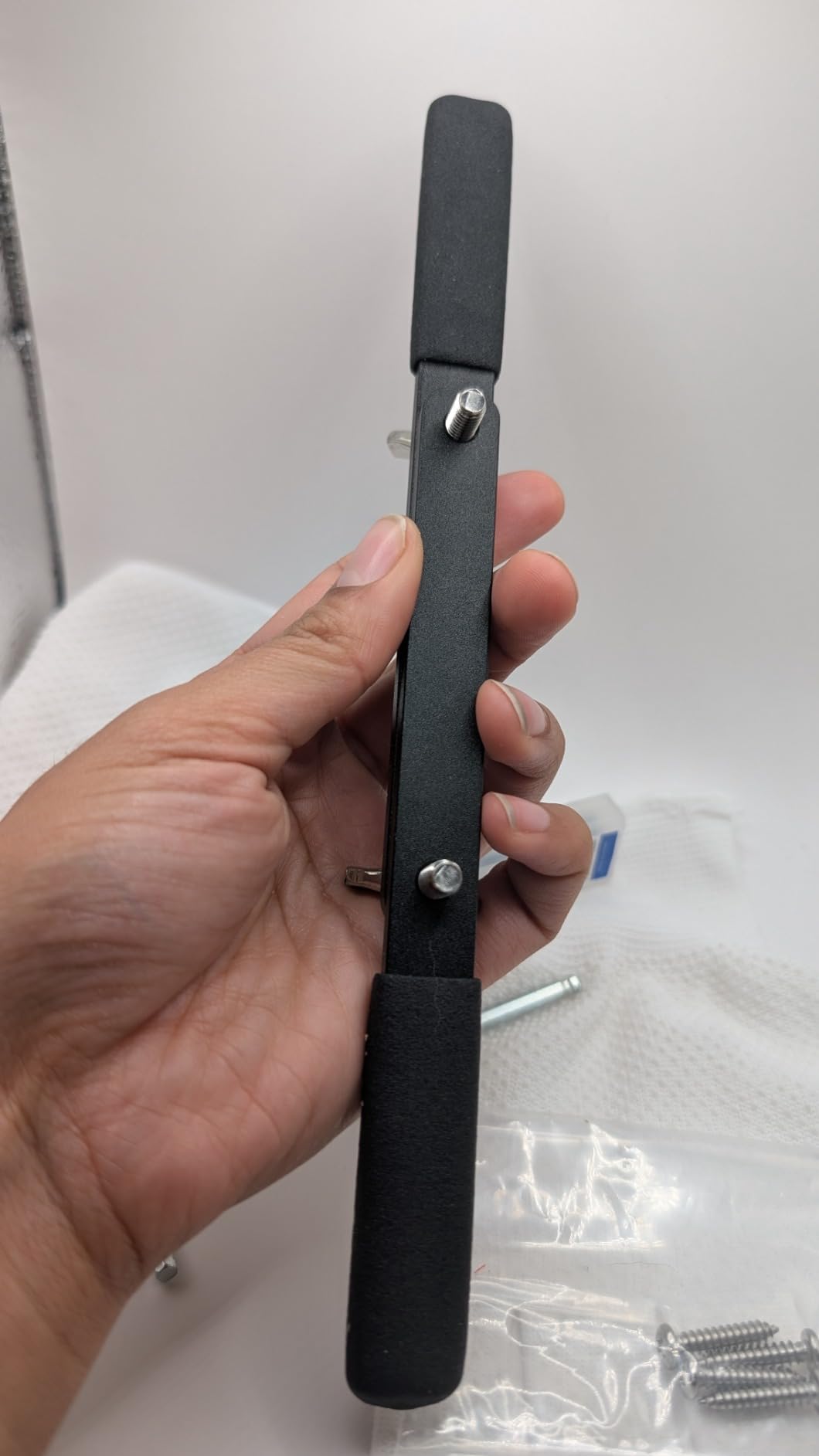 Leather Skiver Leather Splitter with Pulling Handle, Leather Peeling Machine, Aluminum Made, Leather Skiving Leather Working Tools with Blades customer photo 1