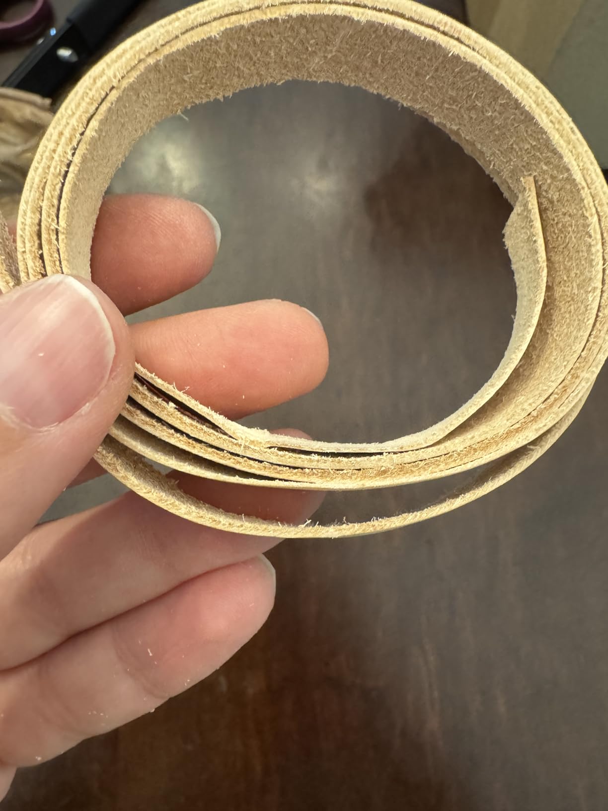 Leather Skiver Leather Splitter with Pulling Handle, Leather Peeling Machine, Aluminum Made, Leather Skiving Leather Working Tools with Blades customer photo 2