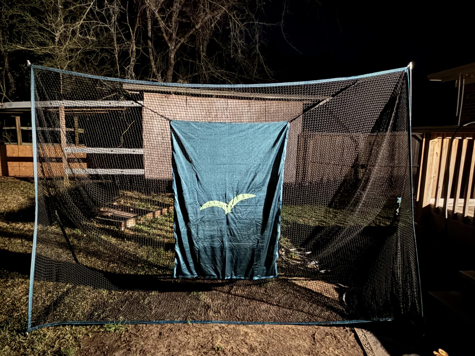 BirdiePro® - American Pro Golf Practice Net, 10x7ft Heavy Duty Golf Hitting Net with EchoShield™ Target & FlexWeave™ Net, Indoor Outdoor Training Backyard, Full Set with Mat, Balls & Cap customer photo 1