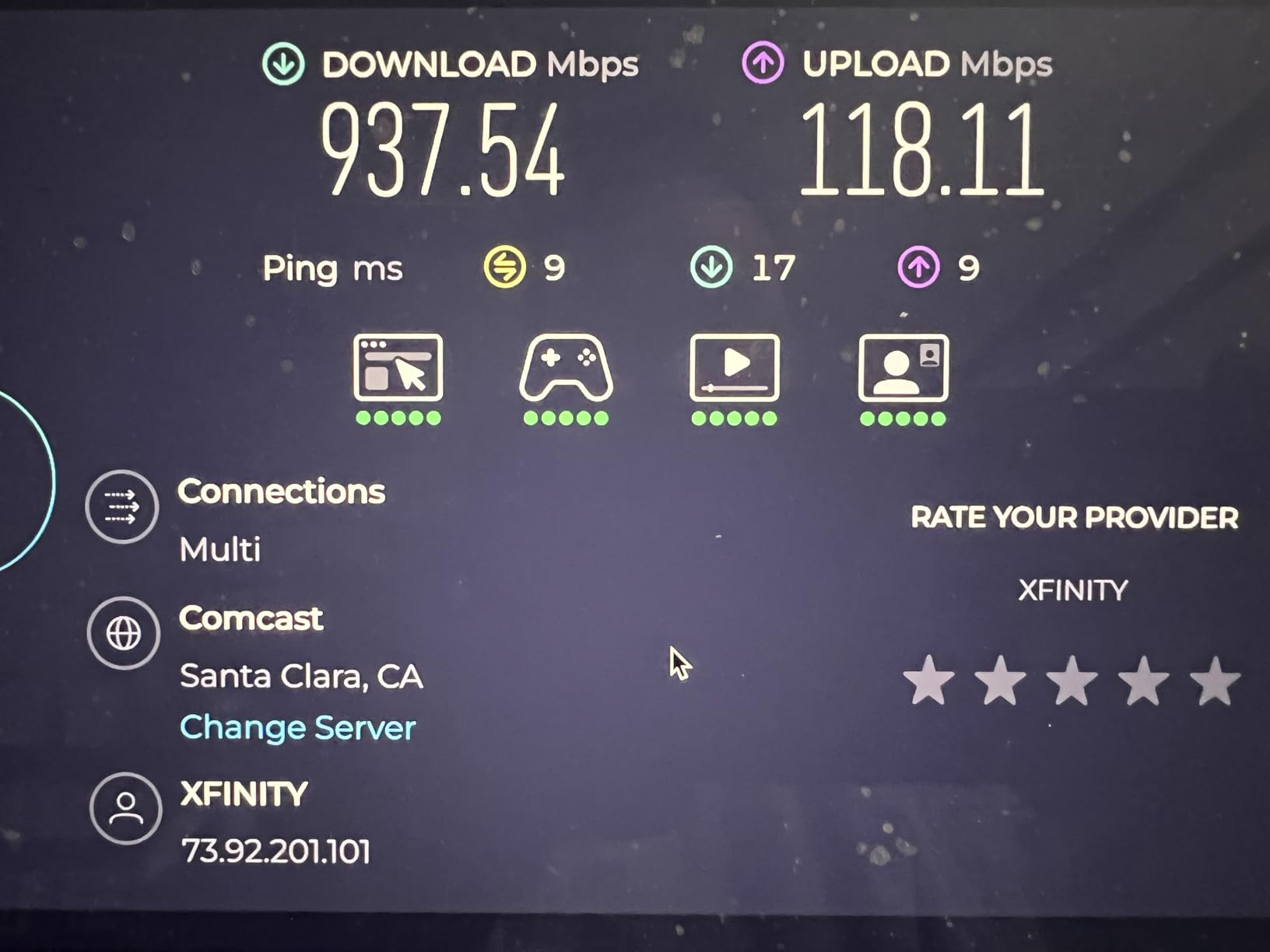Hitron CODA56 Multi-Gigabit DOCSIS 3.1 Modem | 2.5 Gbps Max Internet Speeds | Certified with Xfinity, Charter Spectrum, Cox | 2.5 Gbps Ethernet Cable Modem ONLY | Requires Separate WiFi Router customer photo 1