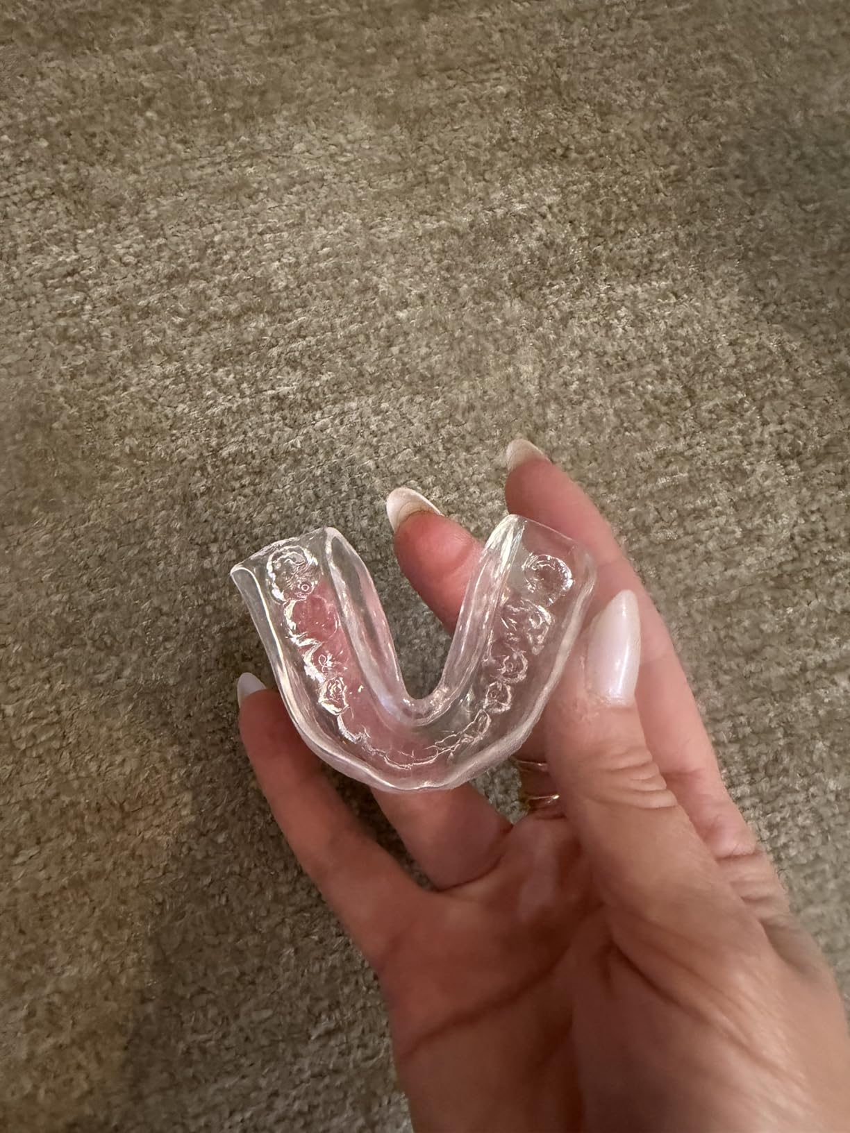 Mouth Guard for Grinding Teeth at Night: Moldable Dental Guard for Sleeping - Nighttime Protection for Teeth with 12 Cleaning Tablets customer photo 2