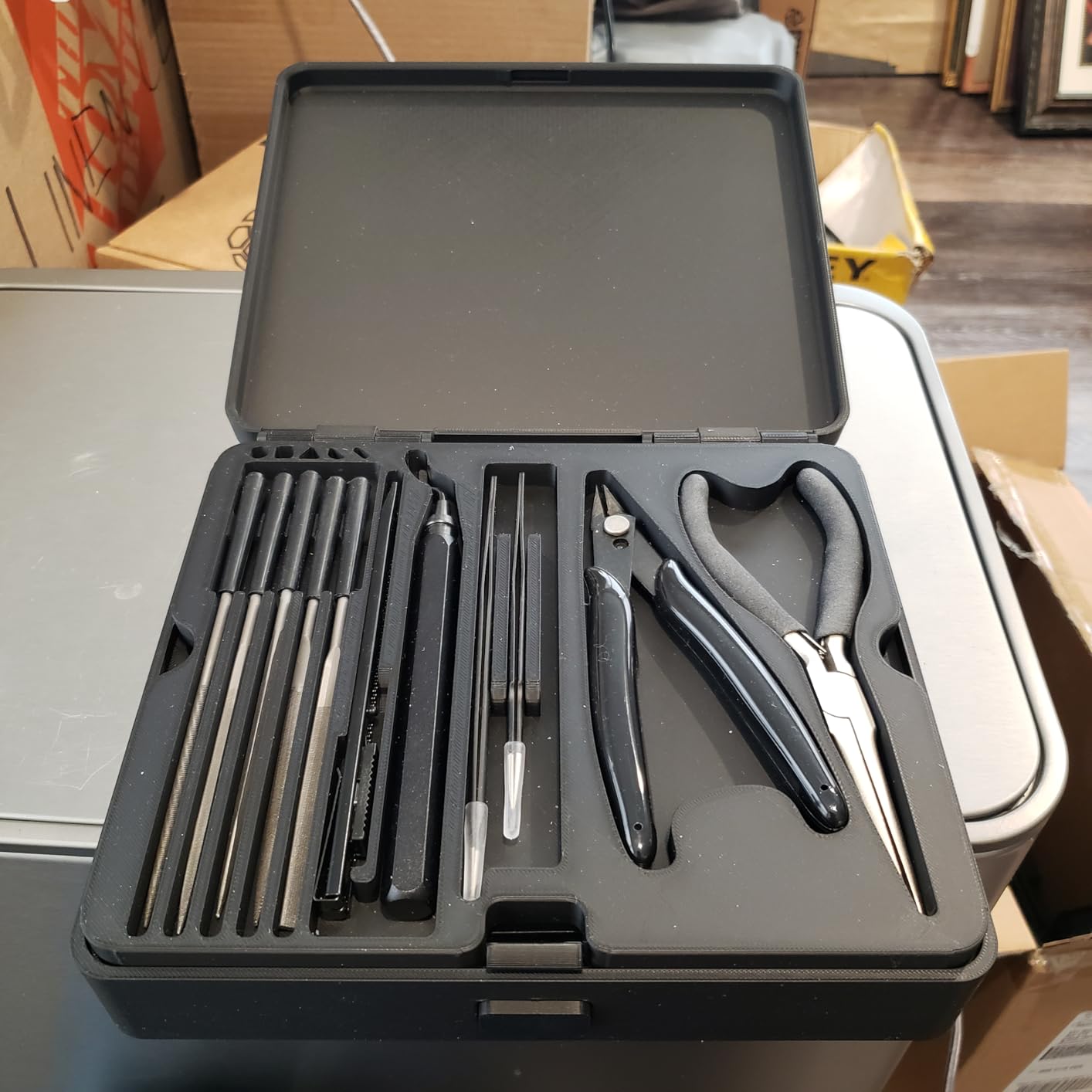 3D Printer Tools Kit Essential, 3D Printing Tools Kit, 3D Printer Accessories, Deburring Tool, Wire Cutter, Drill, Scraper for Remove, Smoothing, Finishing, Deburring, Craving, Drilling customer photo 2